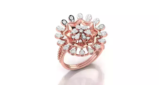 Women Ring  Render 3dm STL OBJ FBX Details