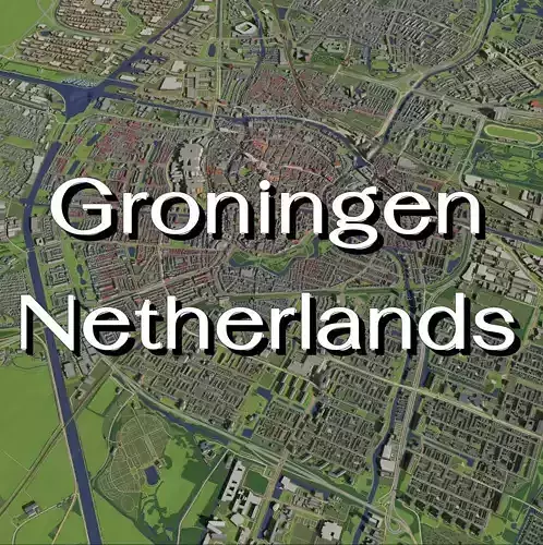 Groningen Netherlands - city and urban