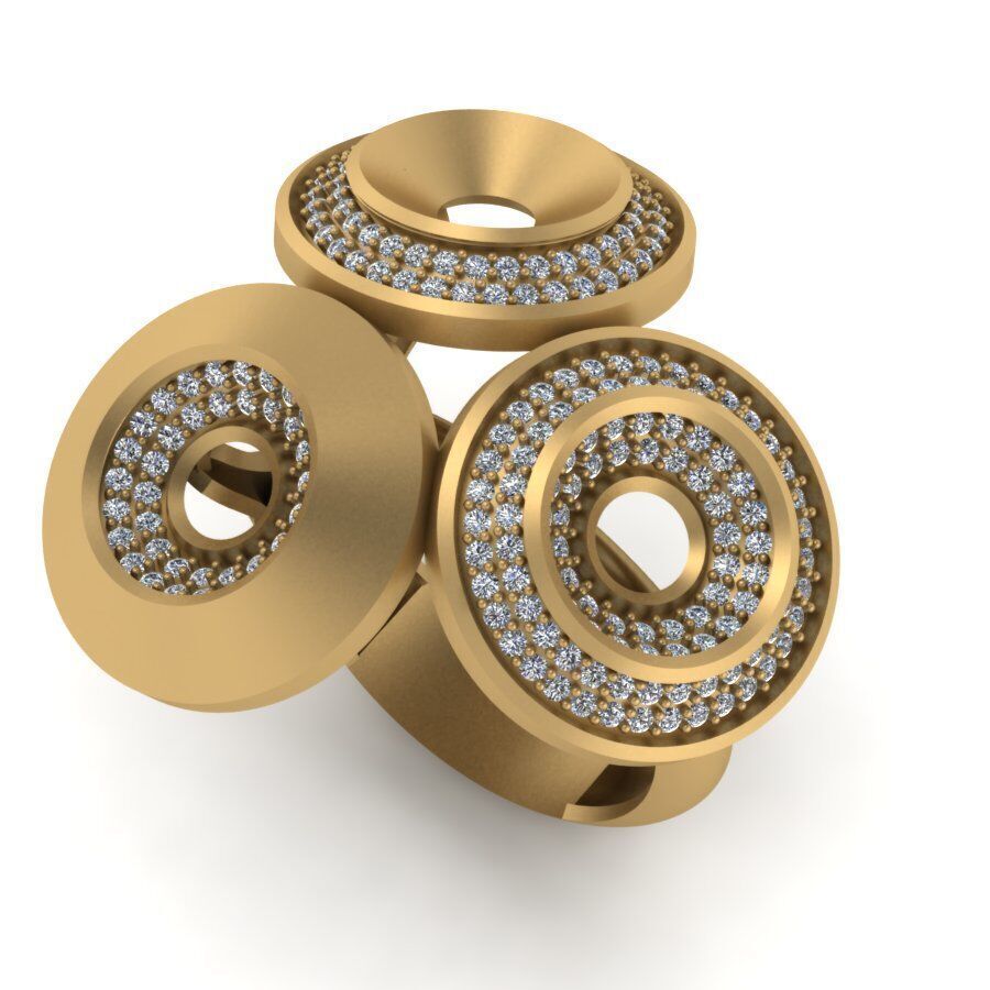 15 Fantasy Ring 3dm  STL print Ready 3D print model_5