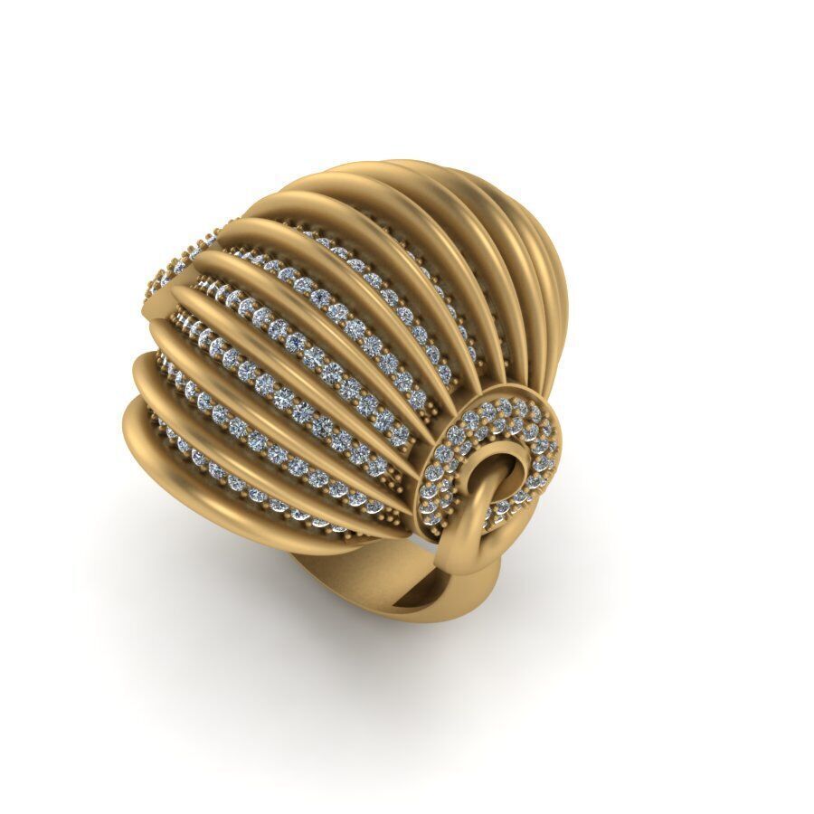 15 Fantasy Ring 3dm  STL print Ready 3D print model_9