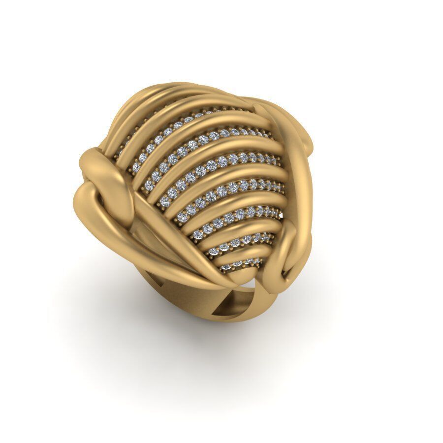 15 Fantasy Ring 3dm  STL print Ready 3D print model_15