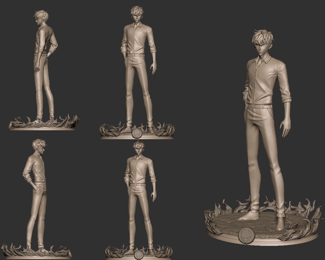 Sung Jin Woo - Solo Leveling 3D model_1