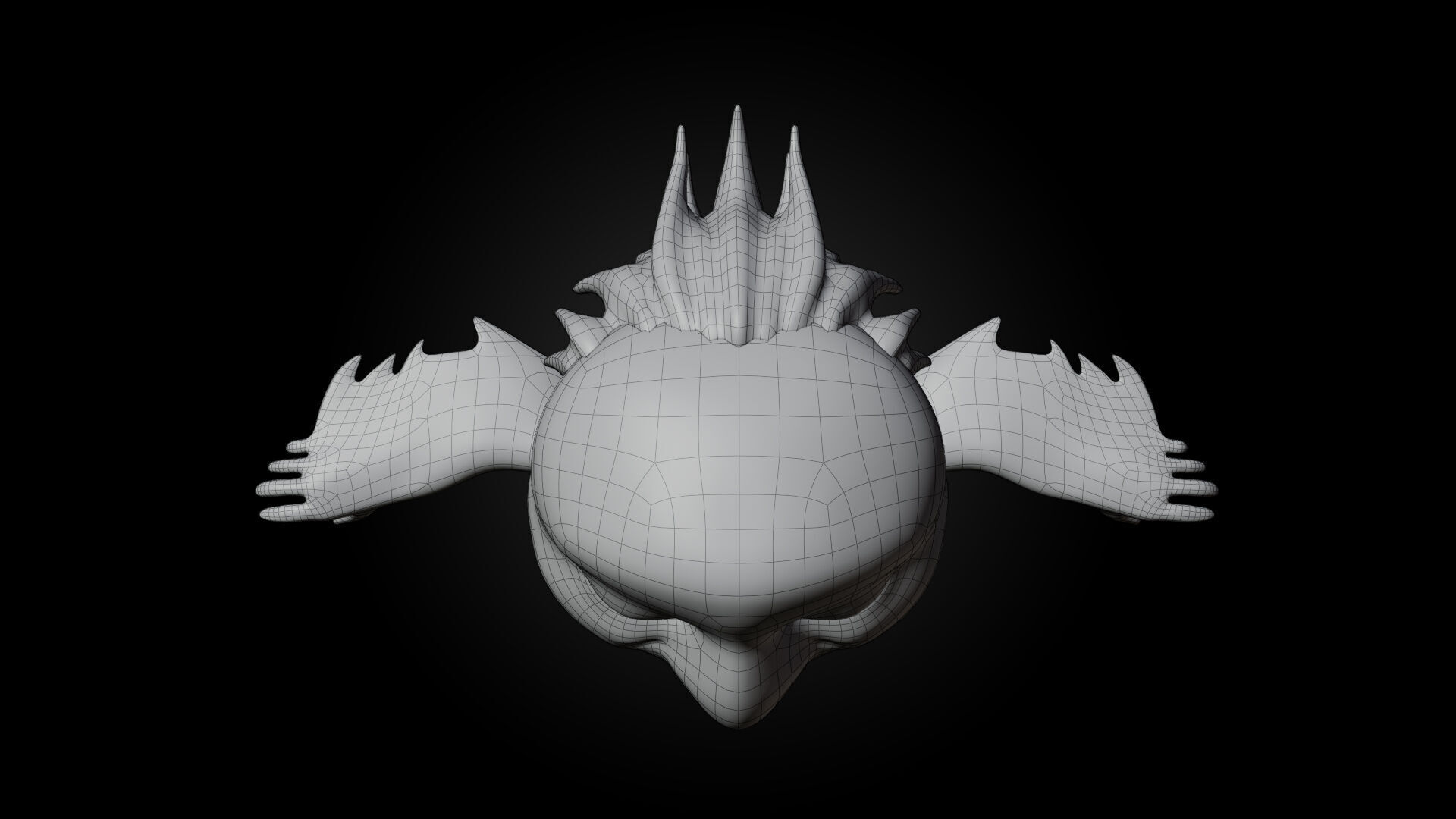 Chibi Parrot - 3D Red - Rigged Cartoon Bird Low-poly 3D model_12