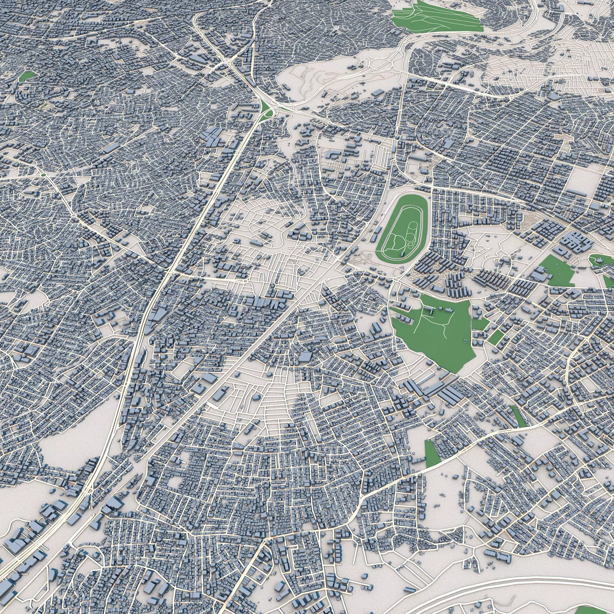 Izmir City Turkey 3D model_0