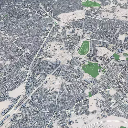 Izmir City Turkey 3D model