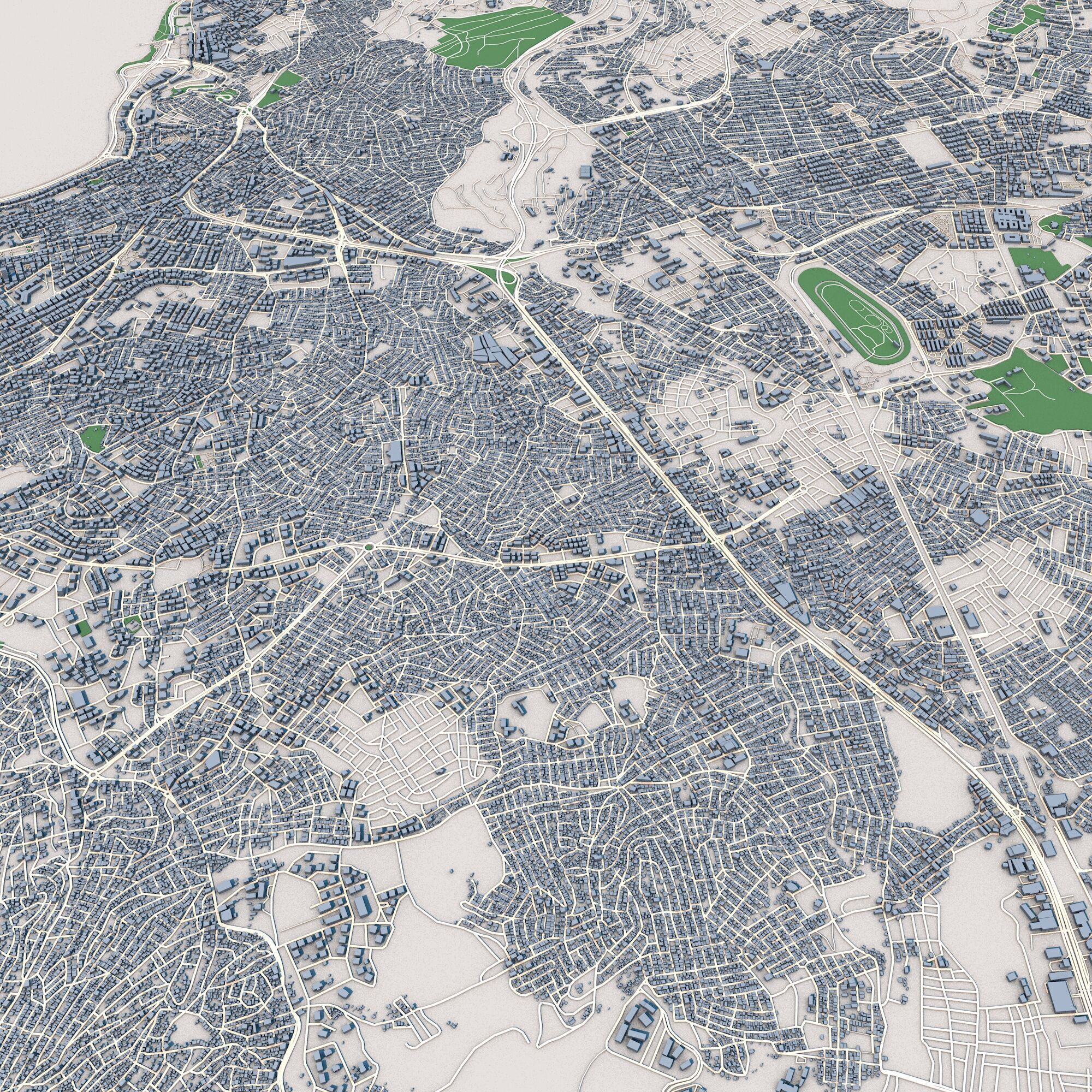 Izmir City Turkey 3D model_5