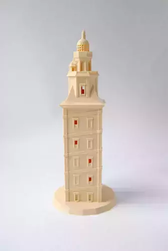 Torre de Hercules 3D print model