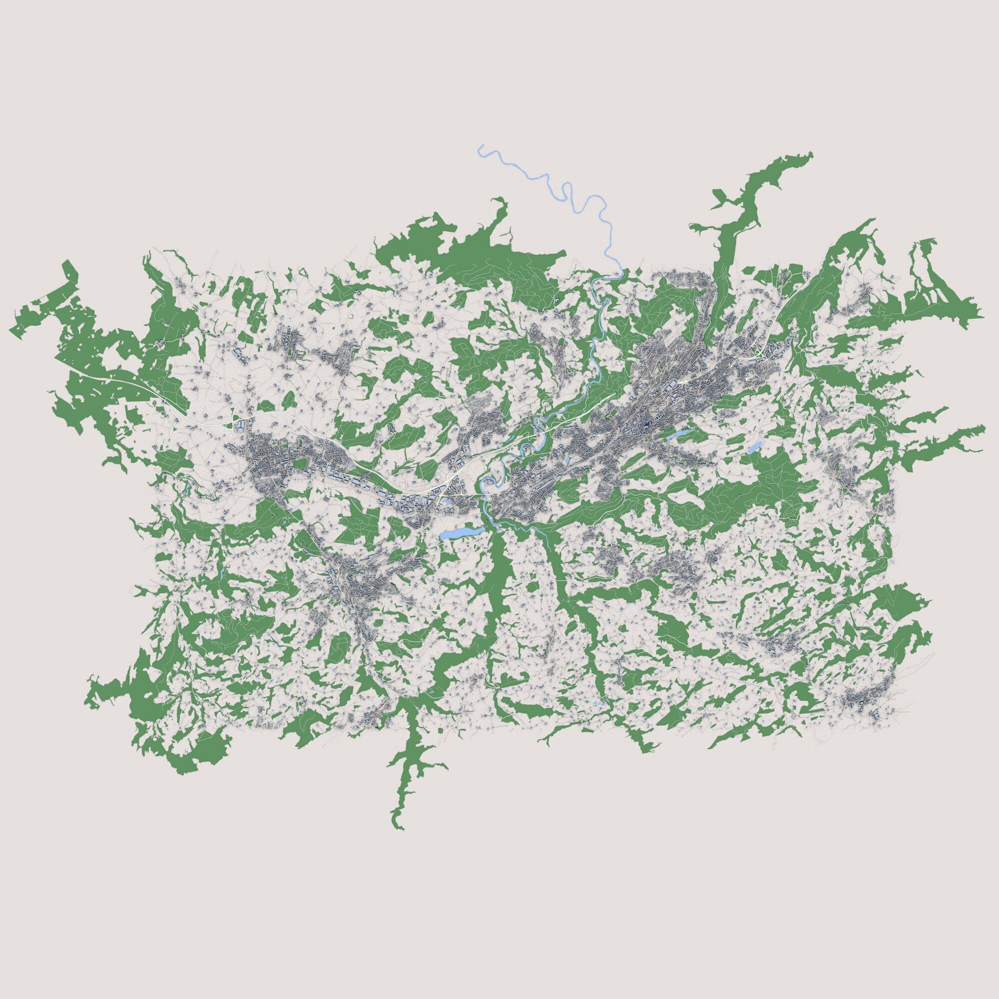 St Gallen City Switzerland 3D model_2