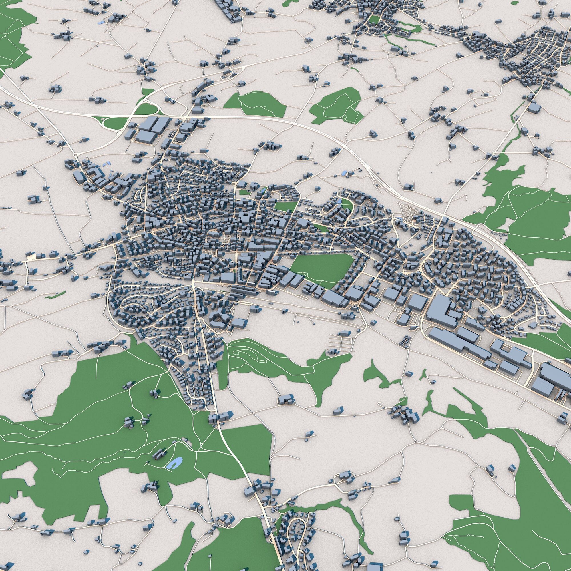 St Gallen City Switzerland 3D model_7