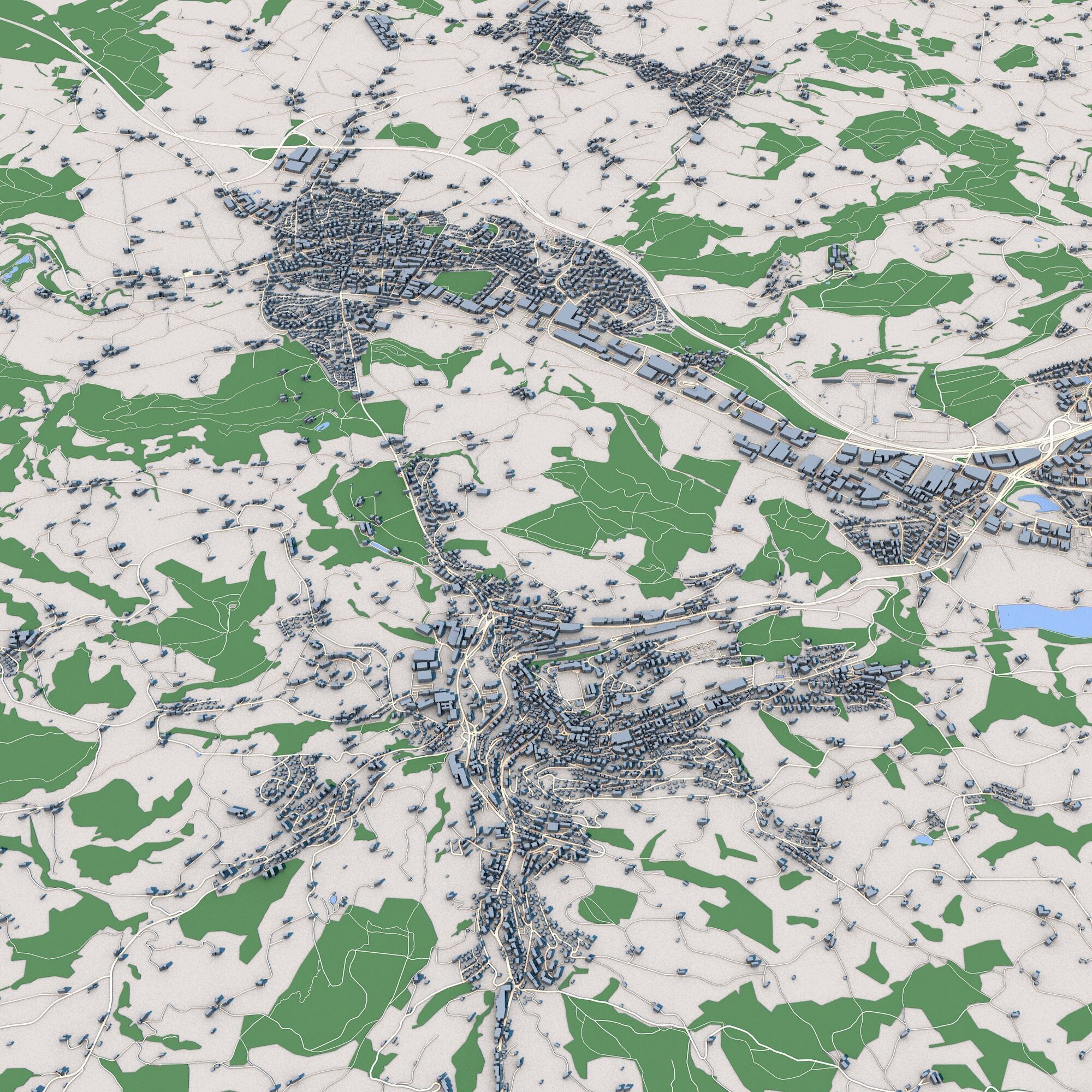 St Gallen City Switzerland 3D model_6