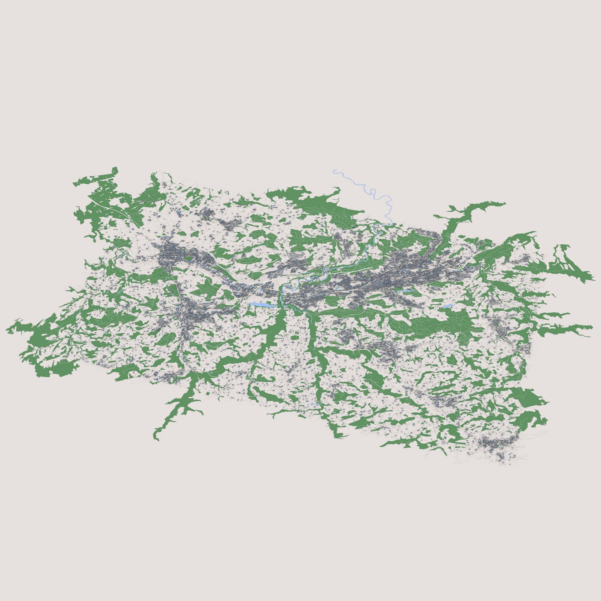 St Gallen City Switzerland 3D model_1