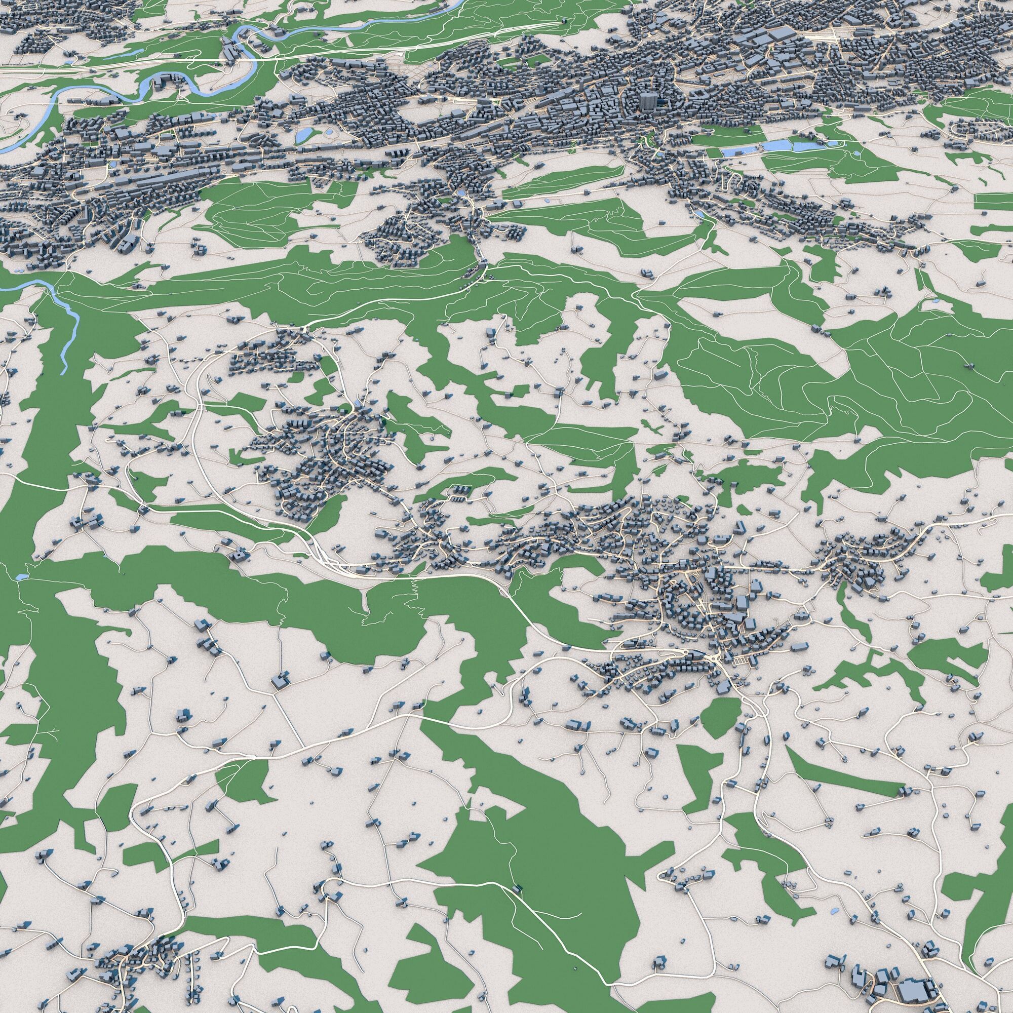 St Gallen City Switzerland 3D model_5