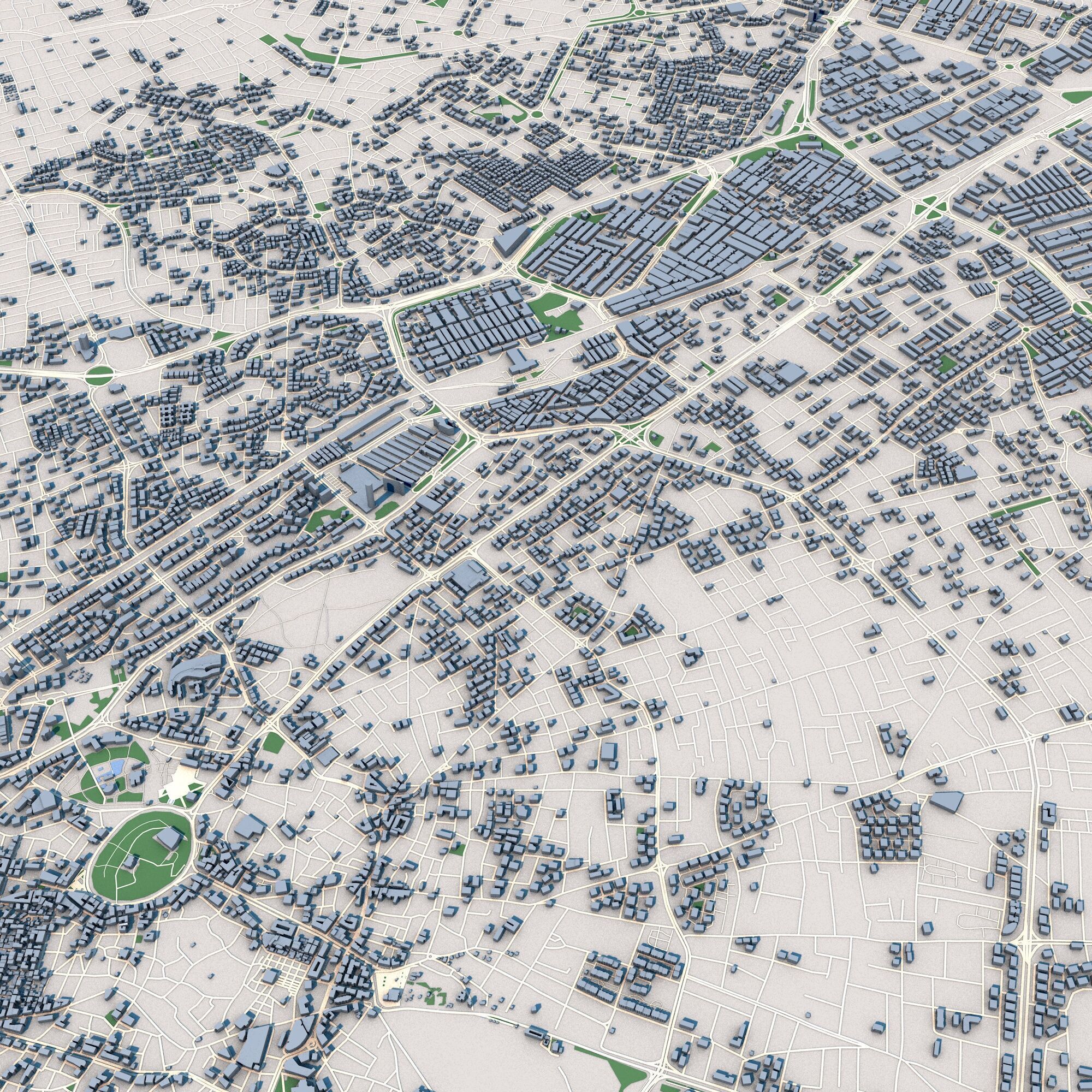 Konya City Turkey 3D model_4