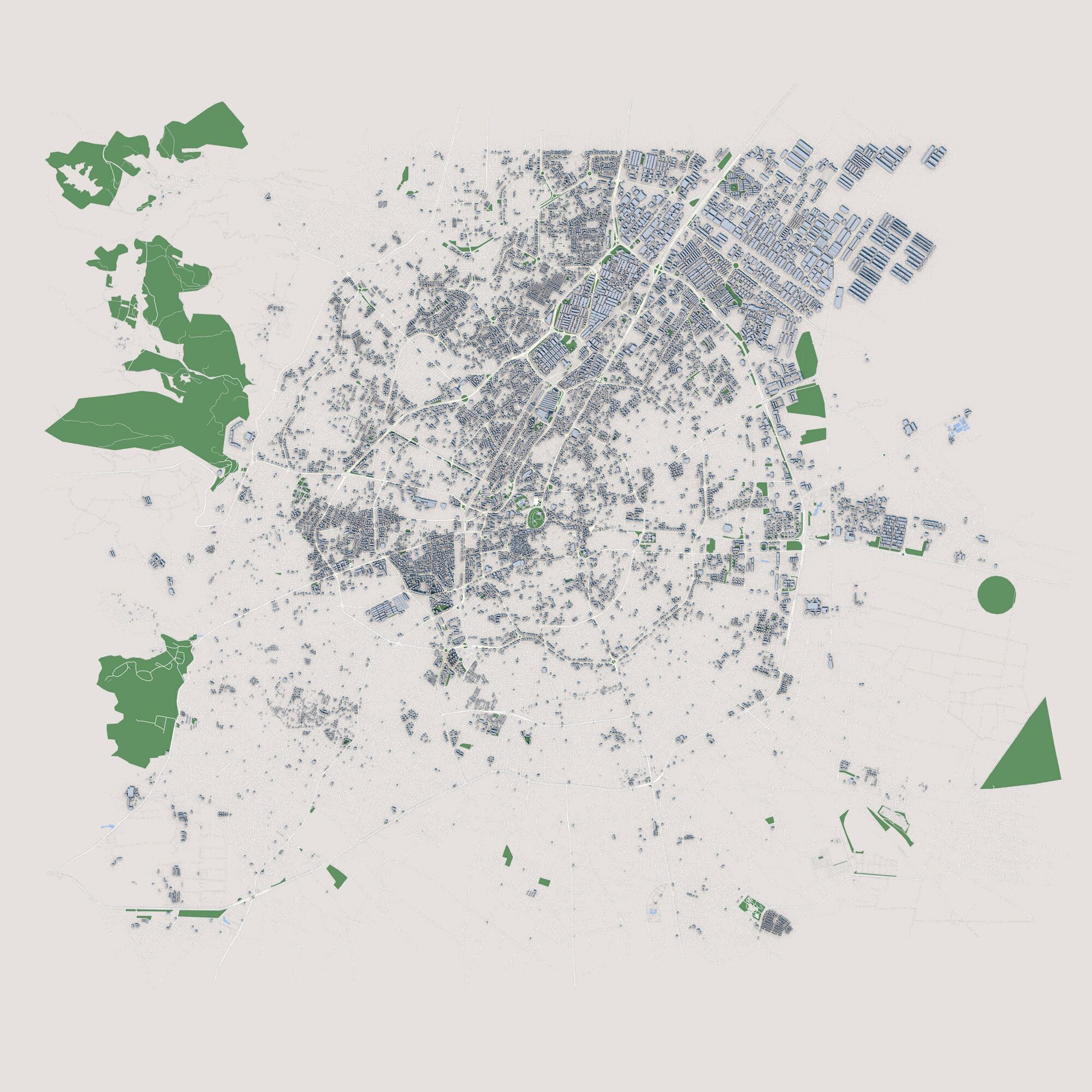 Konya City Turkey 3D model_2
