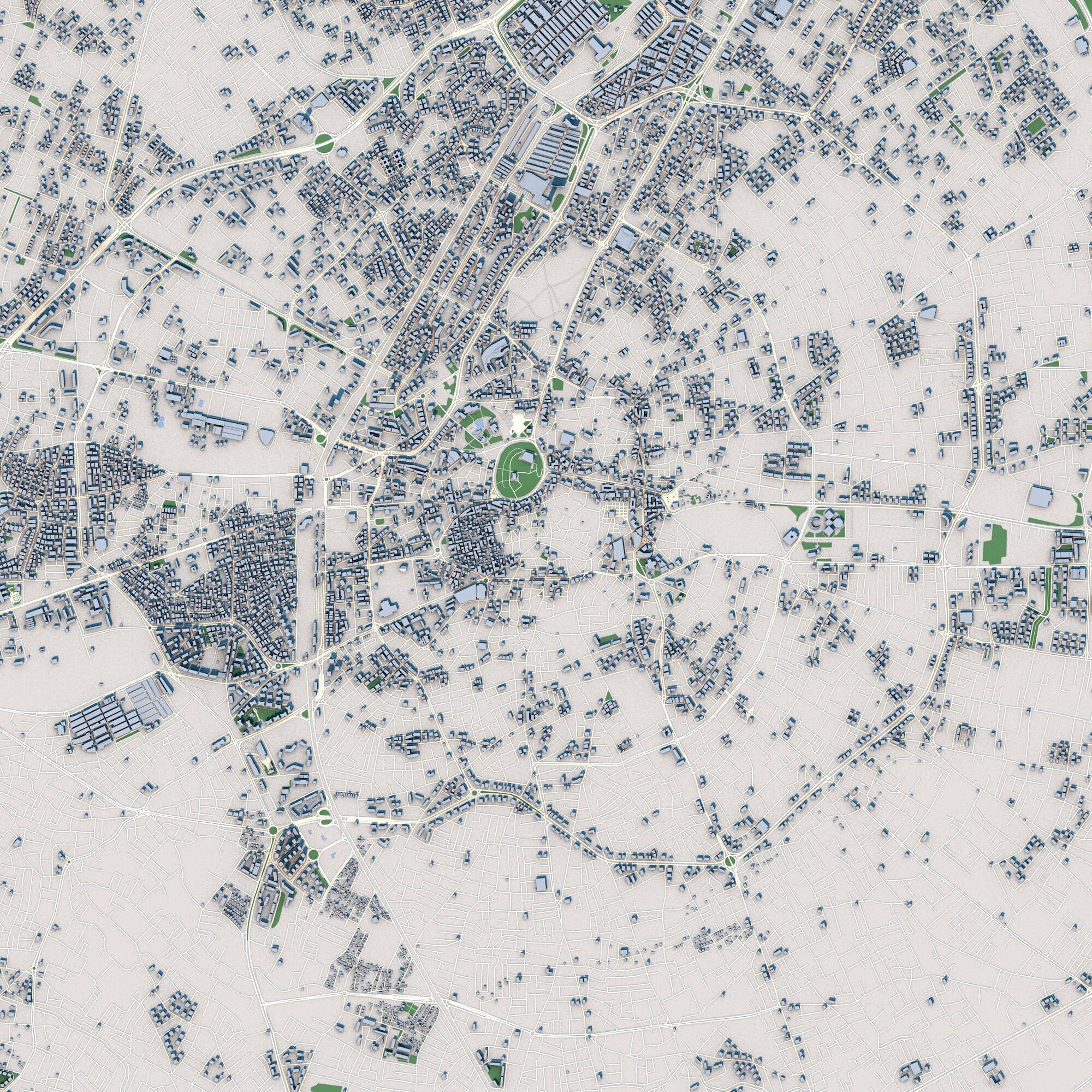 Konya City Turkey 3D model_3