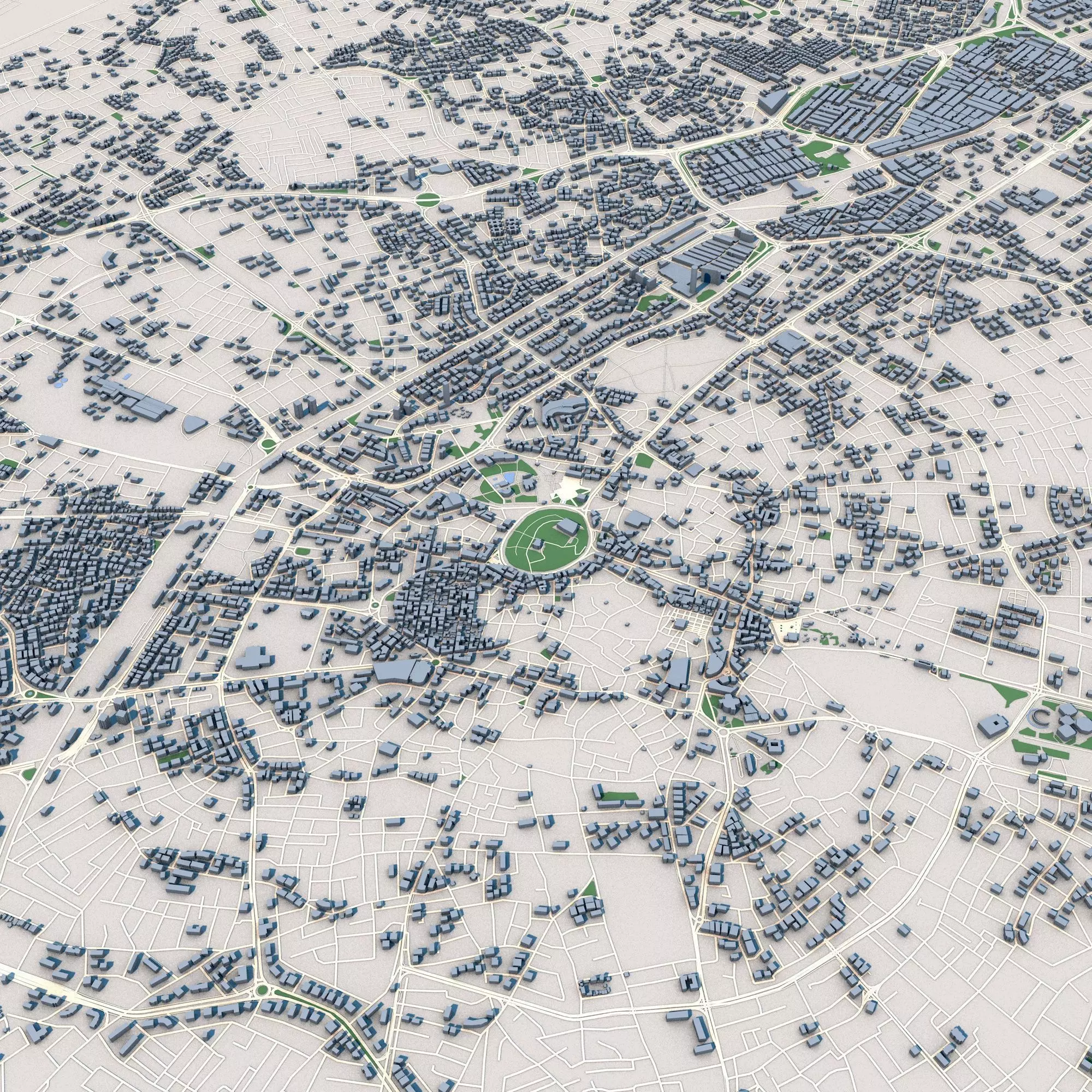 Konya City Turkey 3D model_0