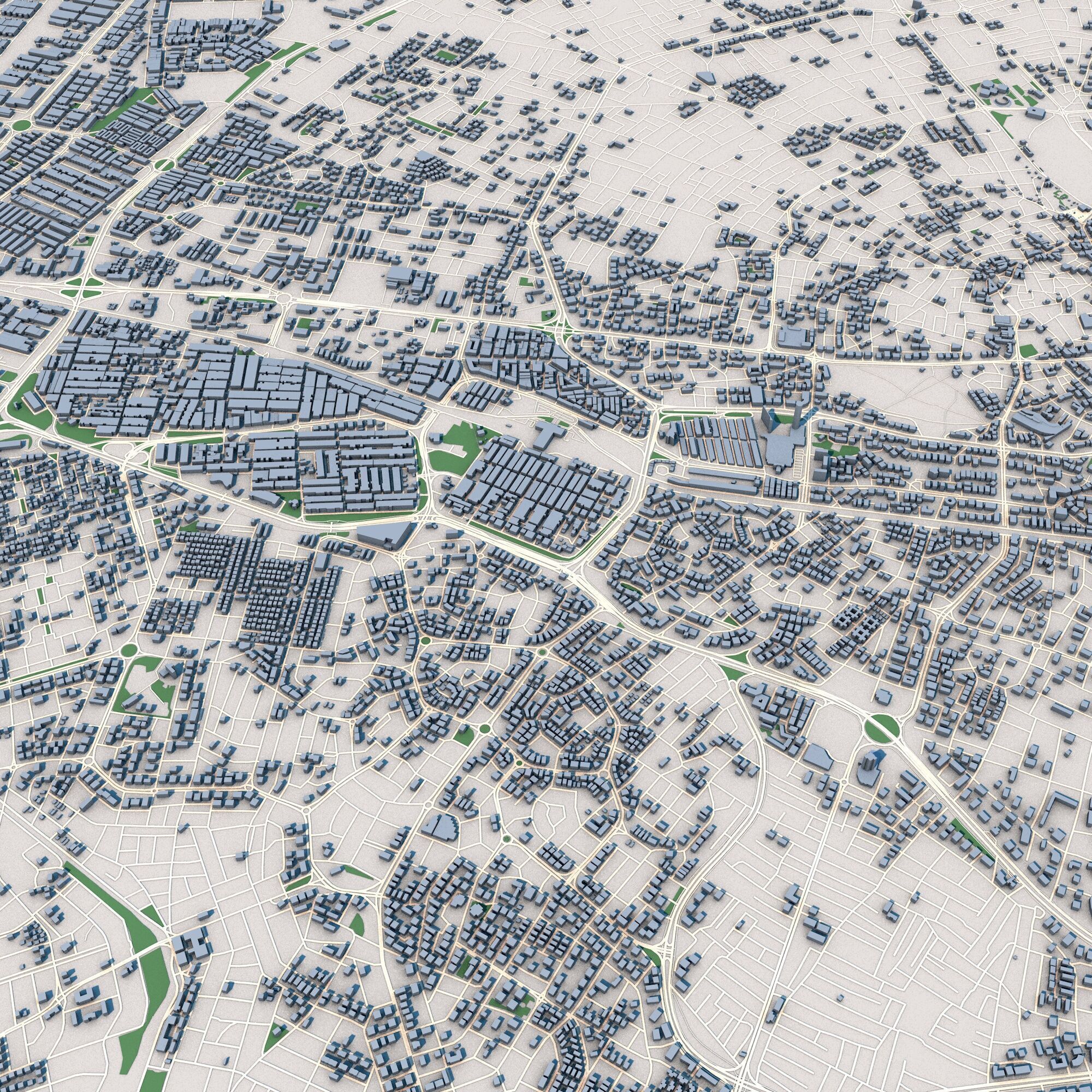 Konya City Turkey 3D model_6