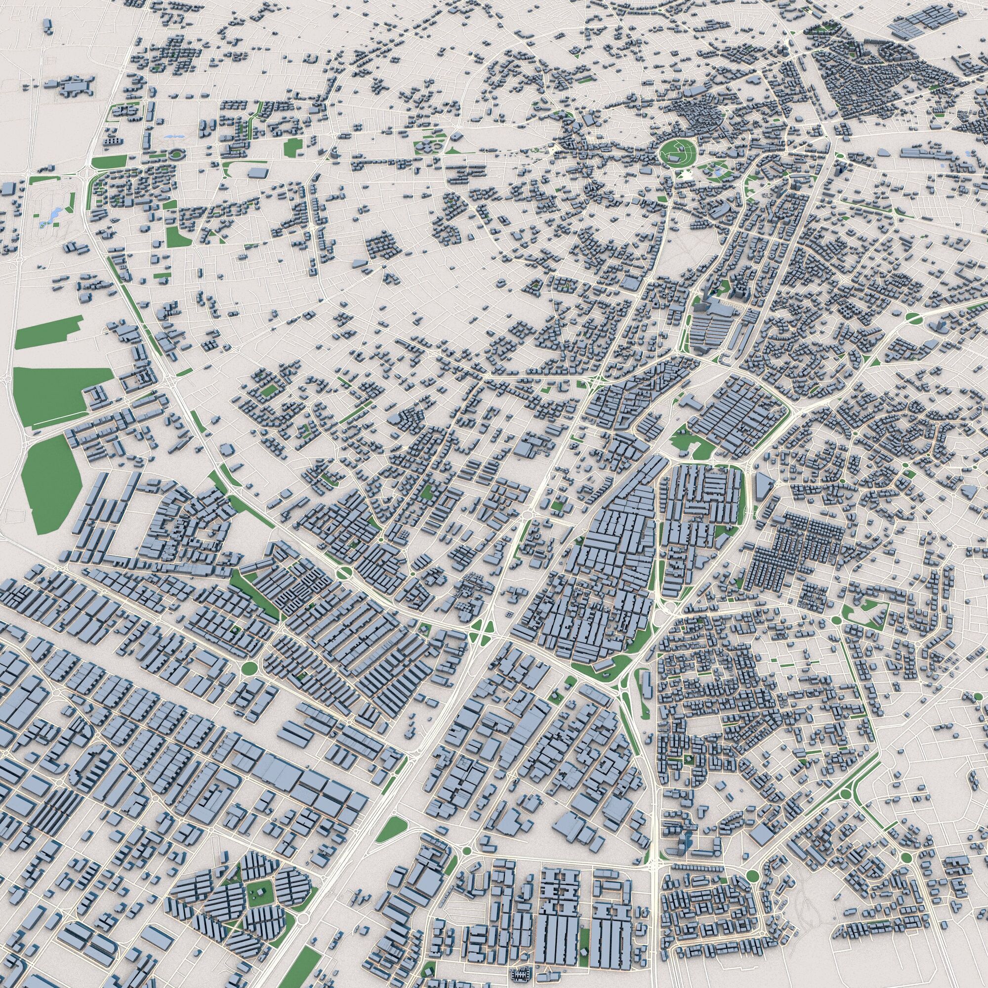 Konya City Turkey 3D model_7