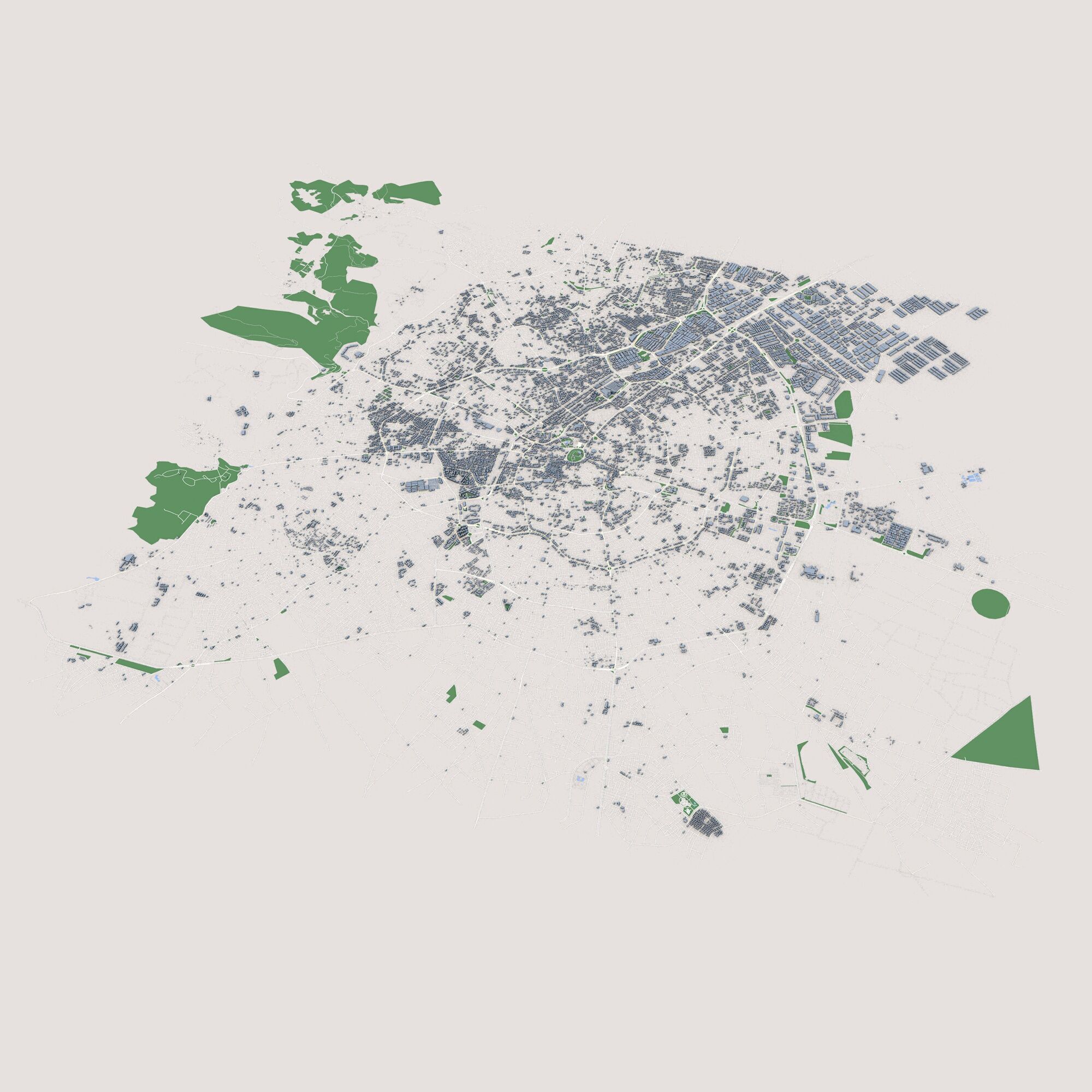 Konya City Turkey 3D model_1