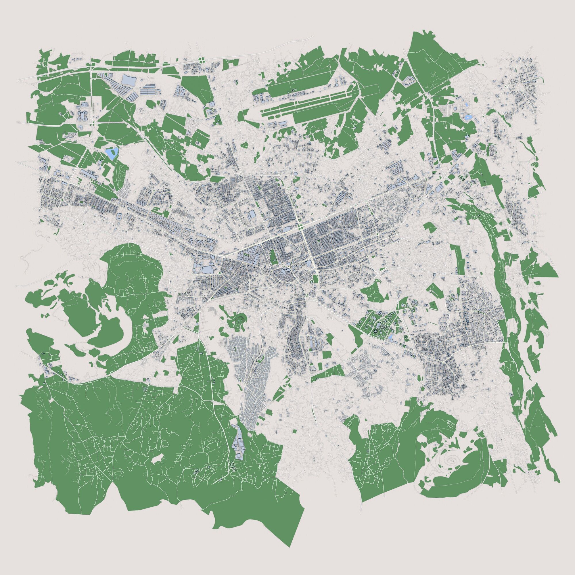 Kayseri City Turkey 3D model_2