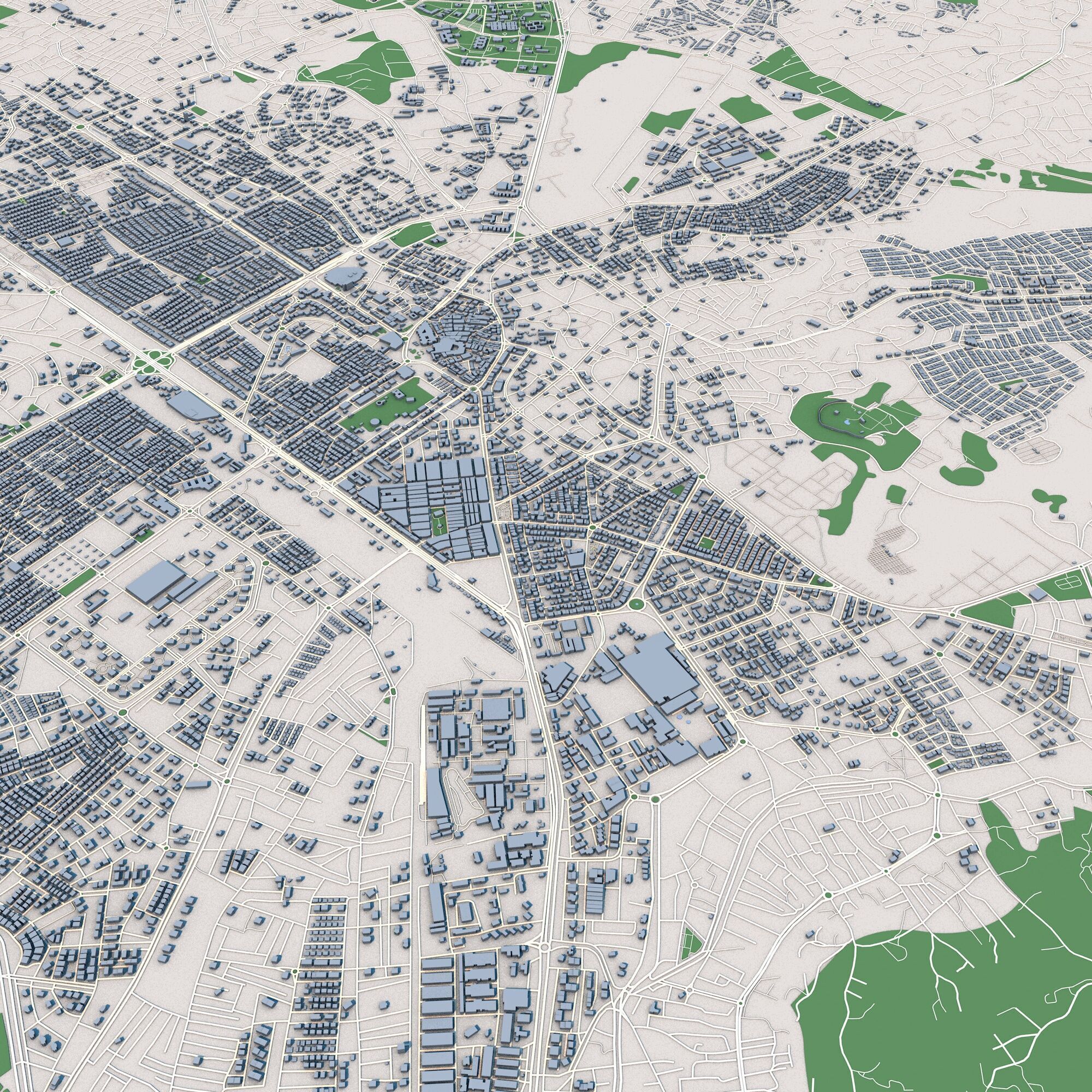 Kayseri City Turkey 3D model_6
