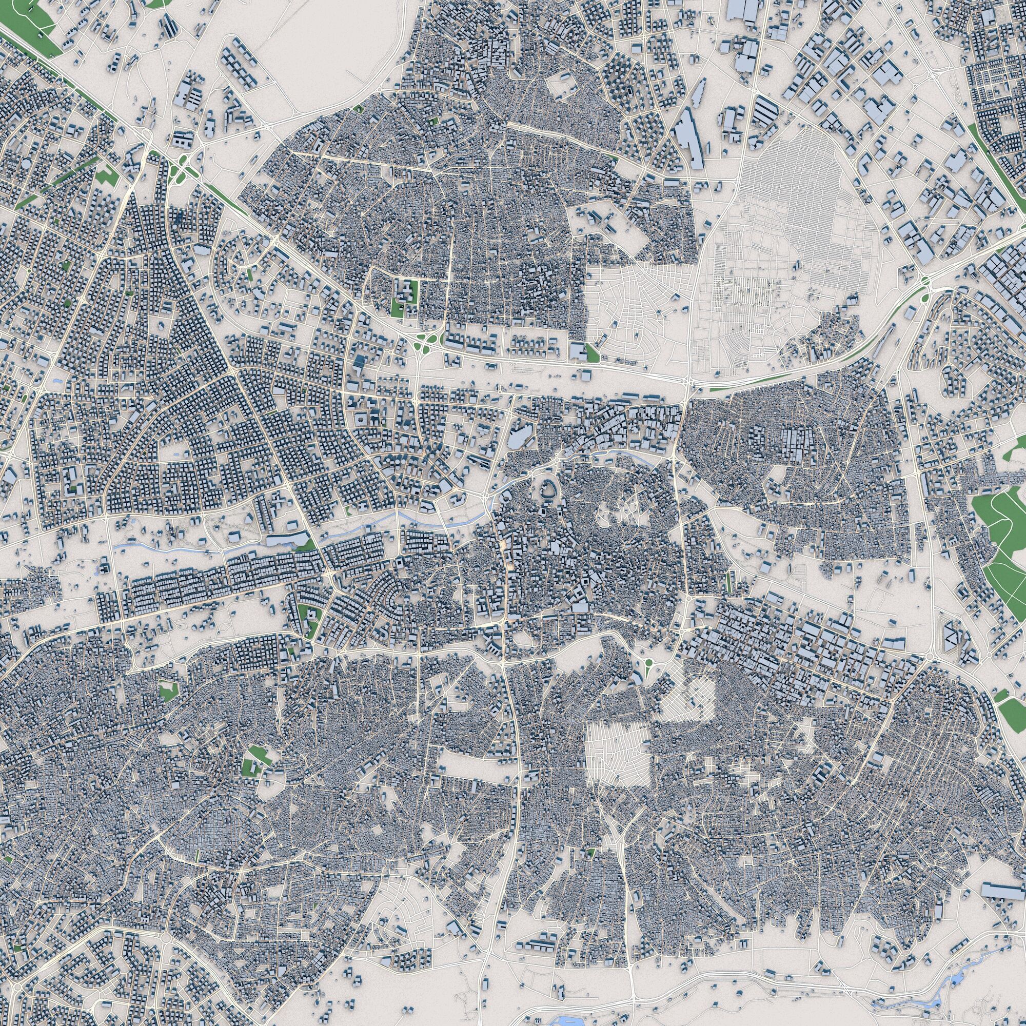 Gaziantep City Turkey 3D model_3