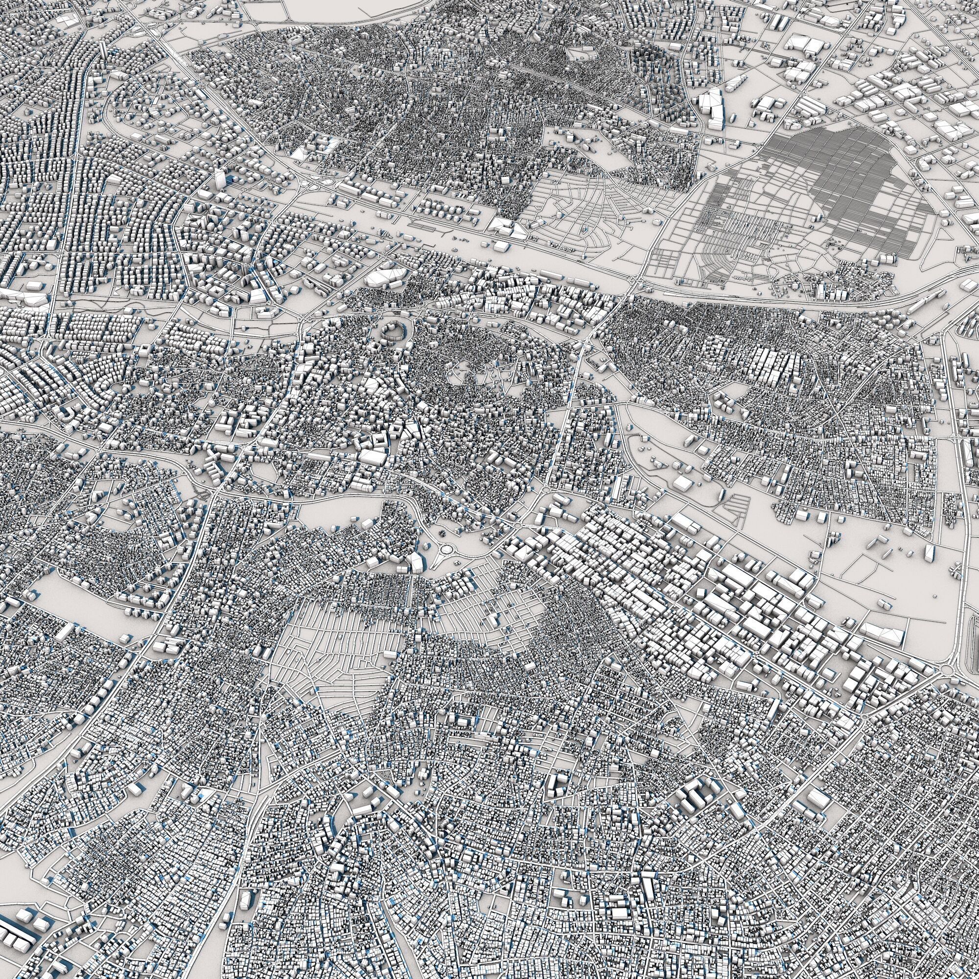 Gaziantep City Turkey 3D model_9