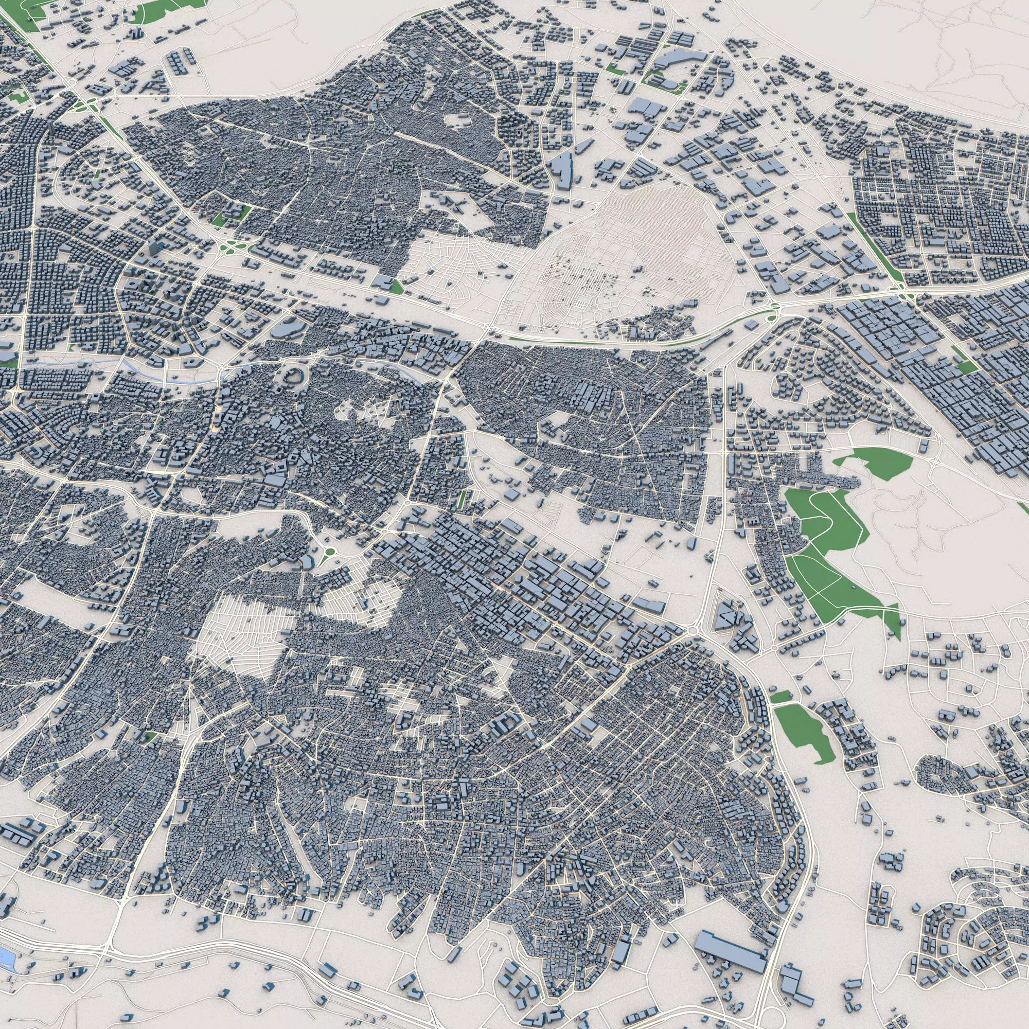 Gaziantep City Turkey 3D model_0