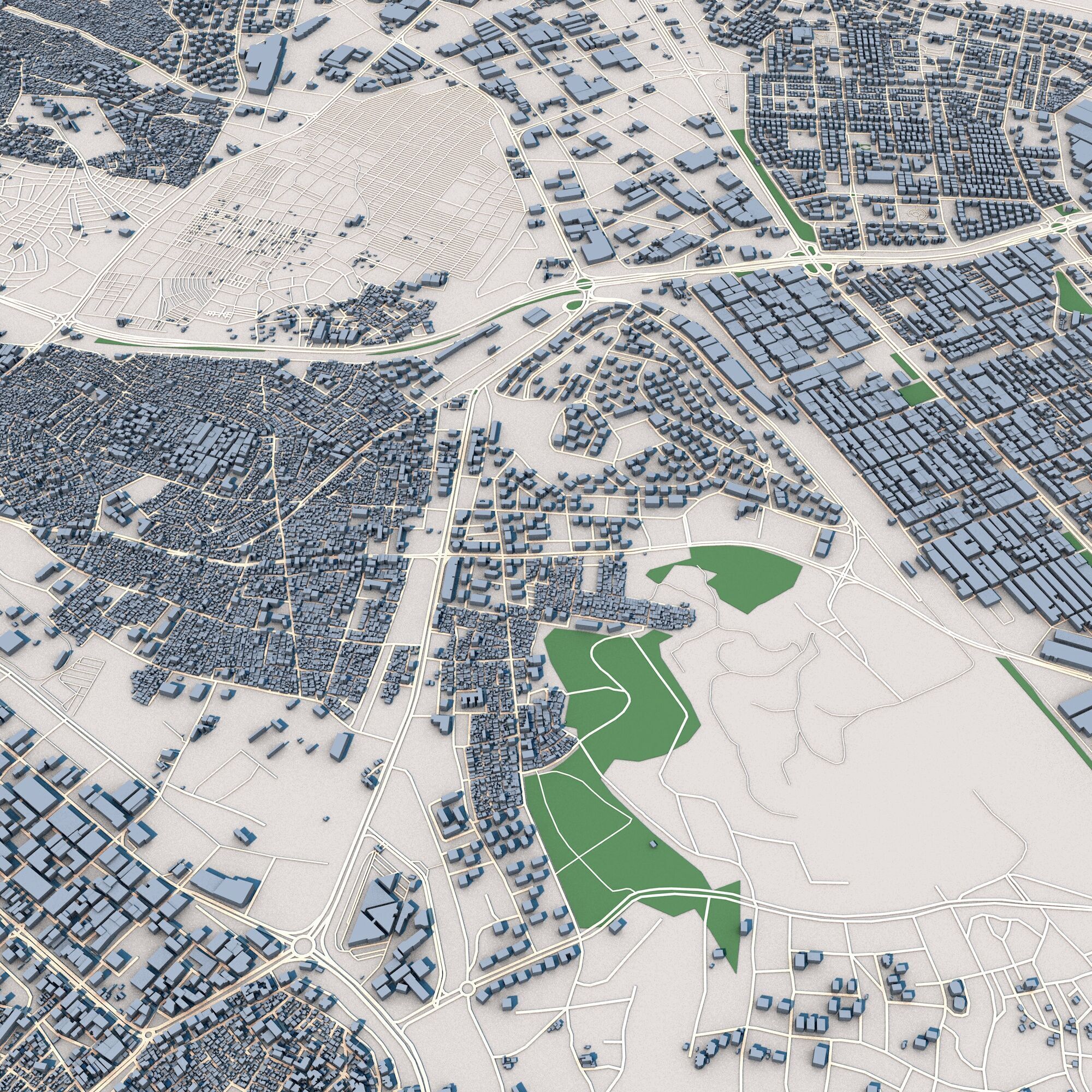 Gaziantep City Turkey 3D model_5