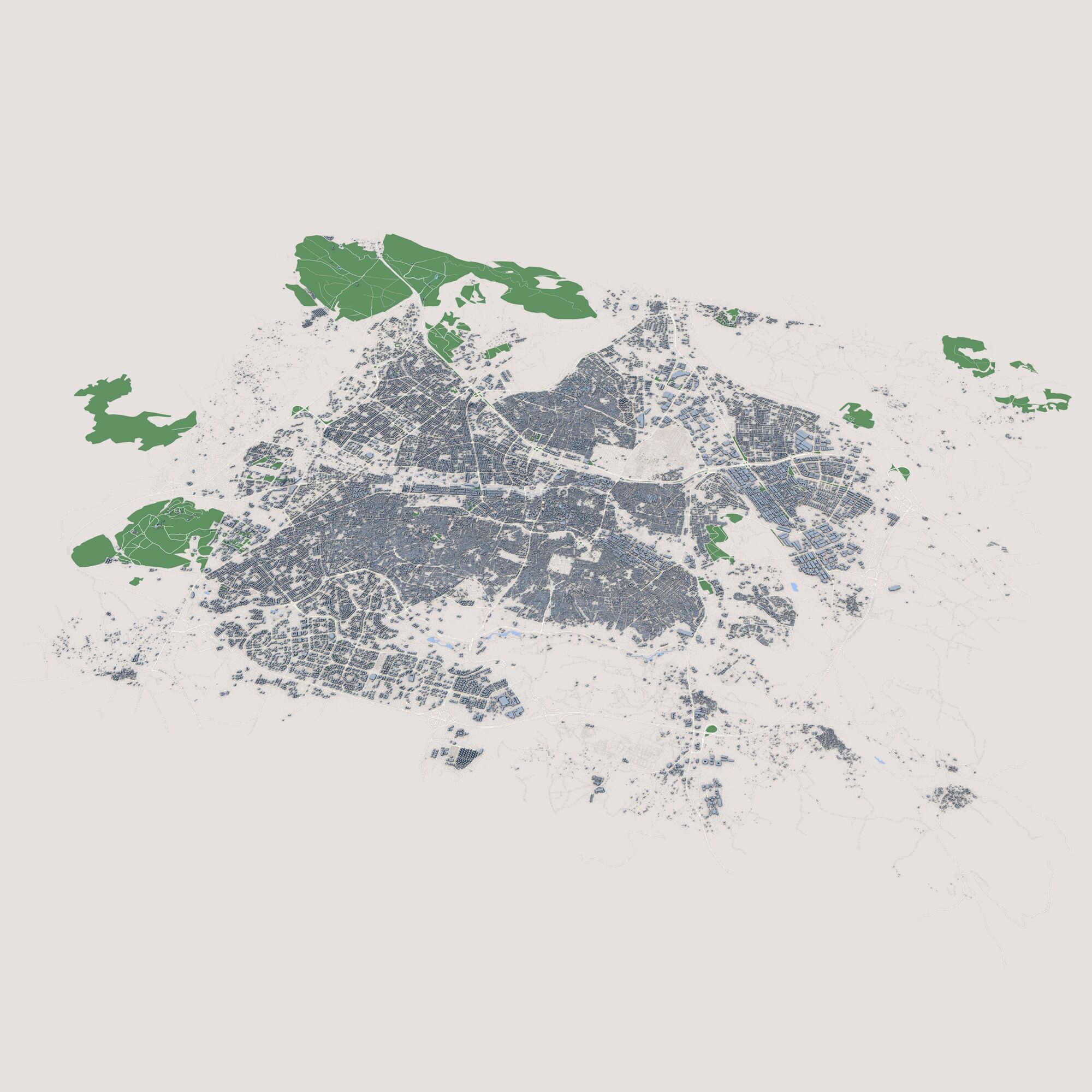 Gaziantep City Turkey 3D model_1