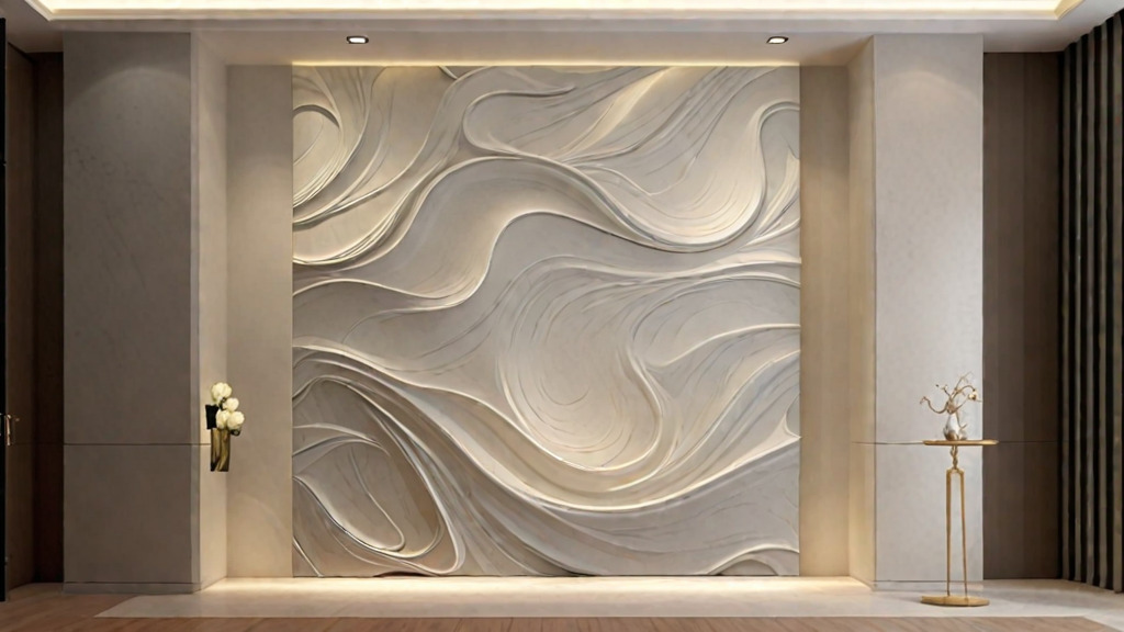 modern panel wall decor set relief stl mural CNC 191 3D model | CGTrader