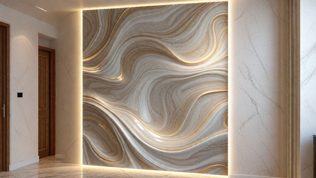 modern panel wall decor set relief stl mural CNC 191 3D model | CGTrader