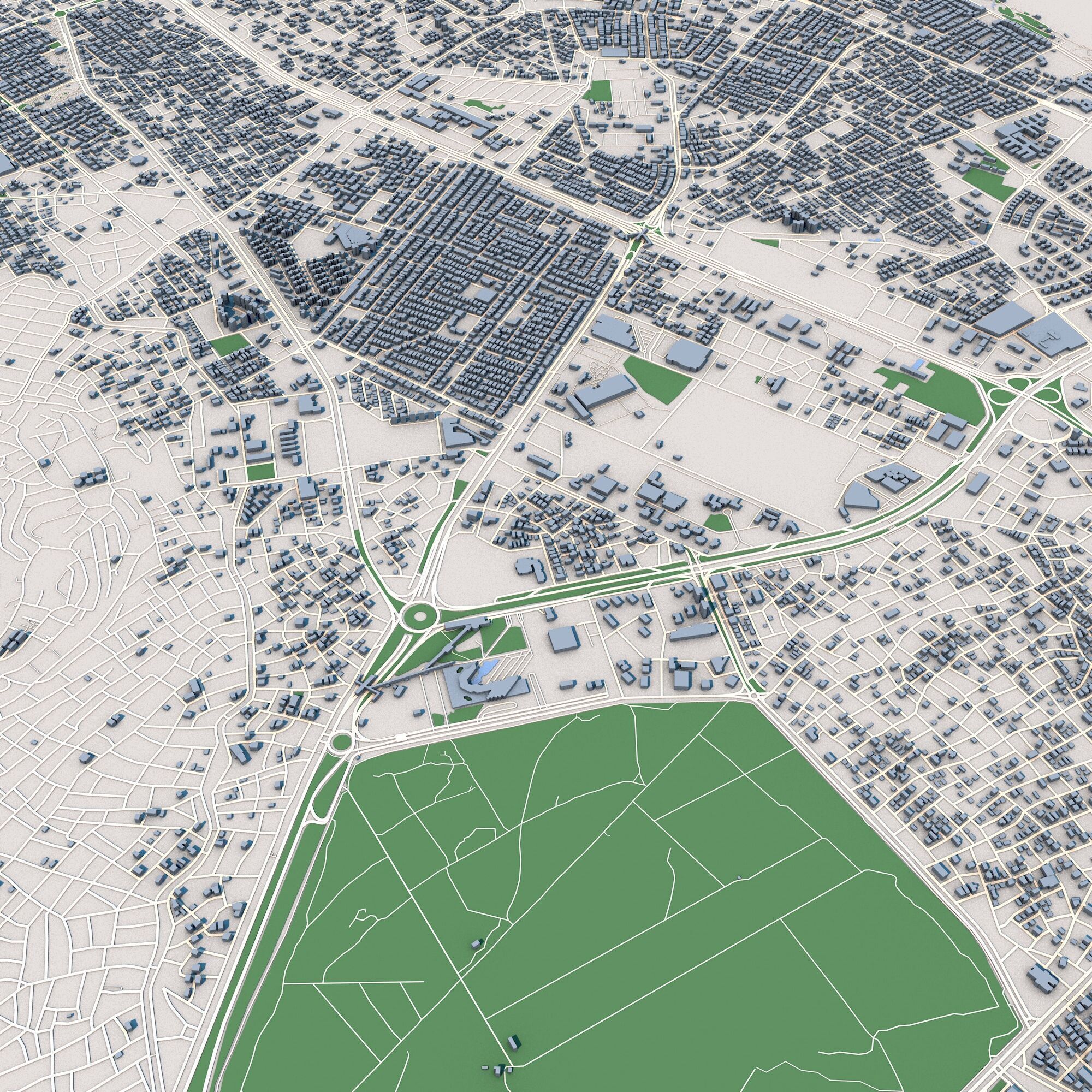 Antalya City Turkey 3D model_7