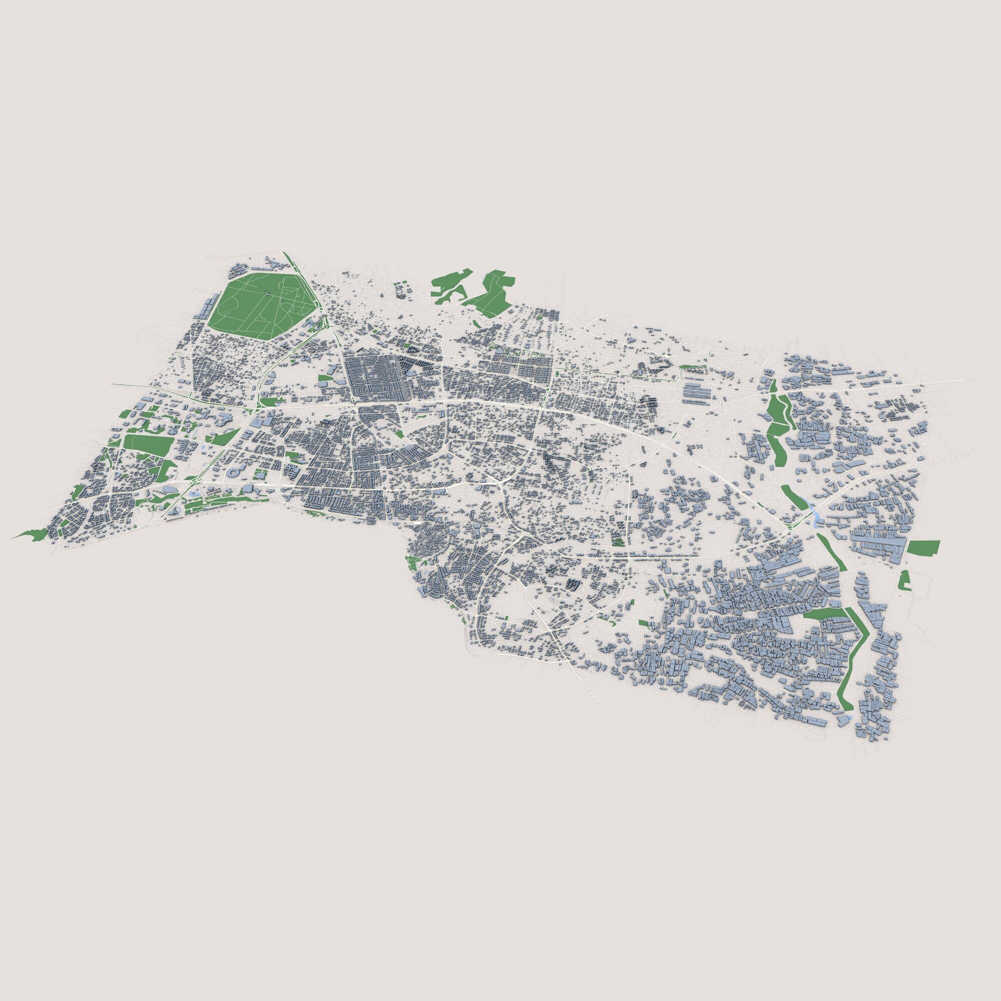 Antalya City Turkey 3D model_1