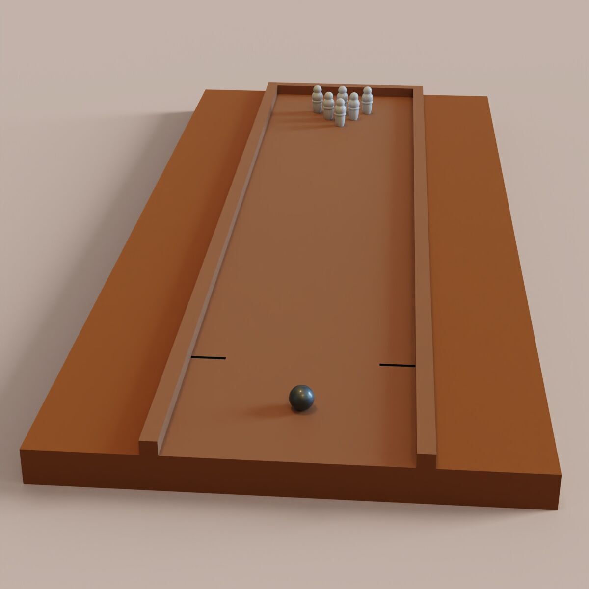 Bowling Pin Game 3D print model_9