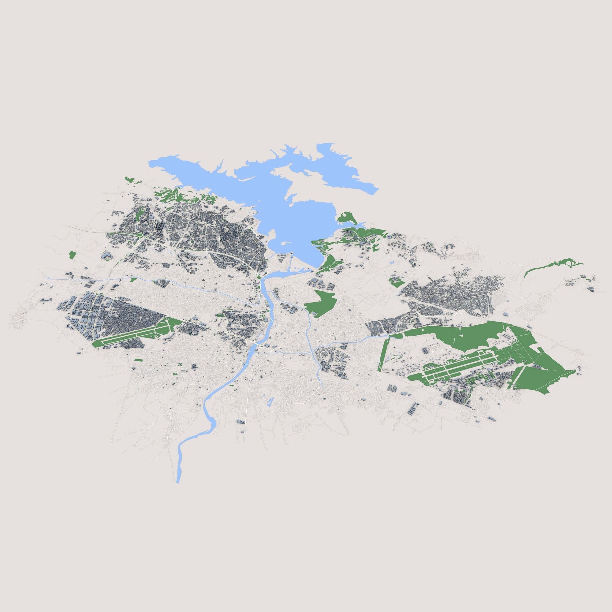 Adana City Turkey 3D model_1