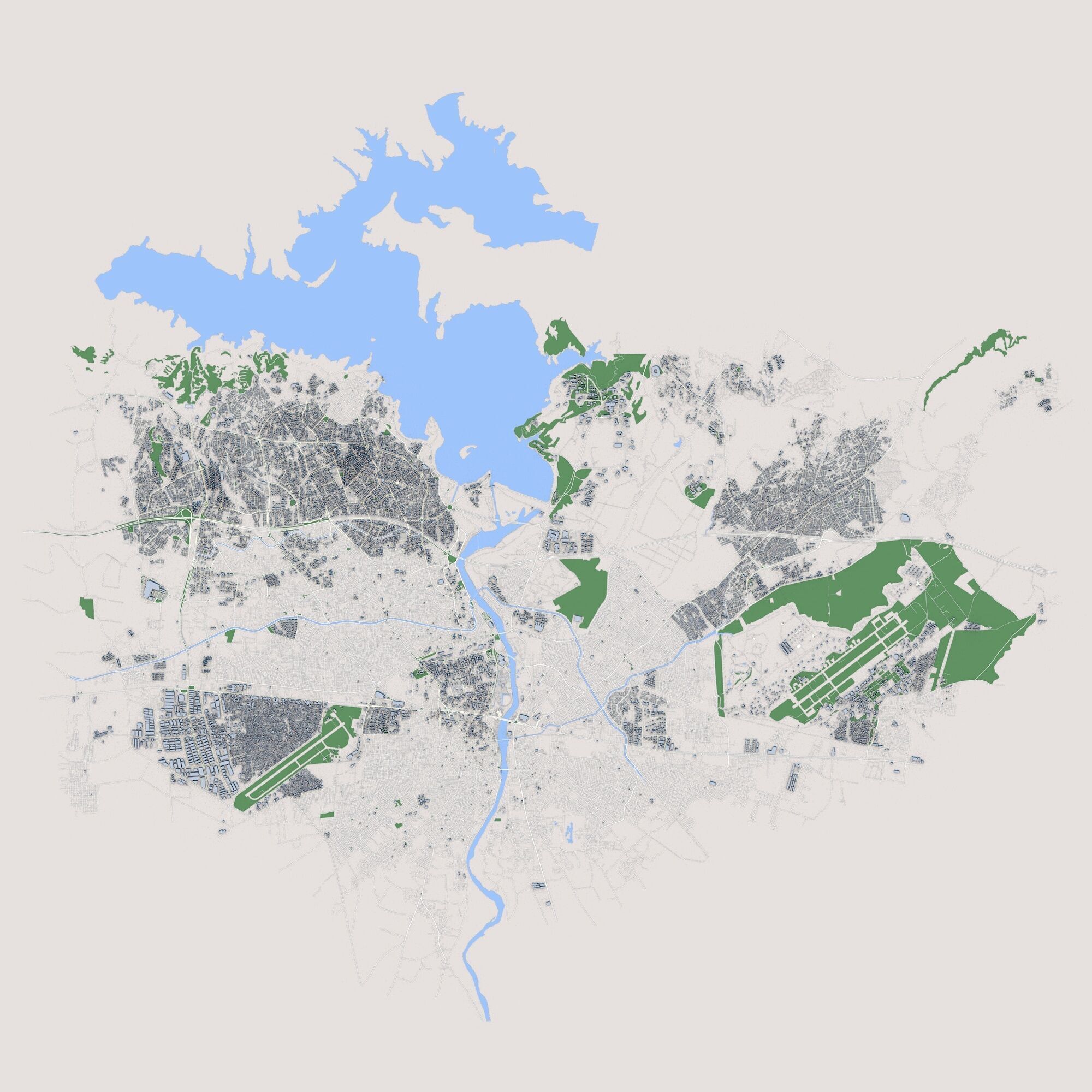 Adana City Turkey 3D model_2