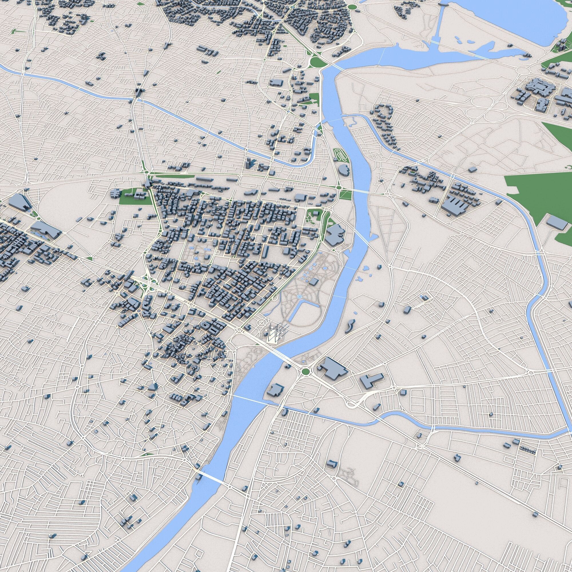 Adana City Turkey 3D model_8