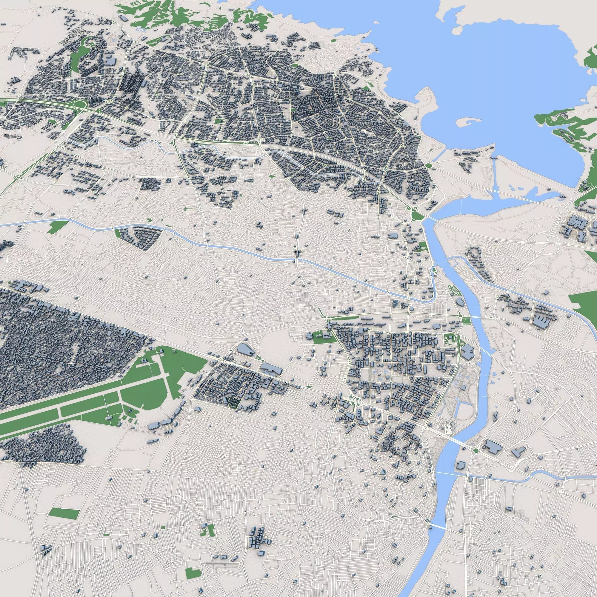 Adana City Turkey 3D model_0