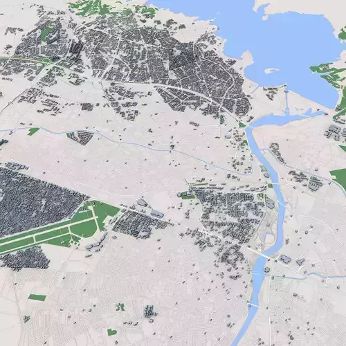 Adana City Turkey 3D model