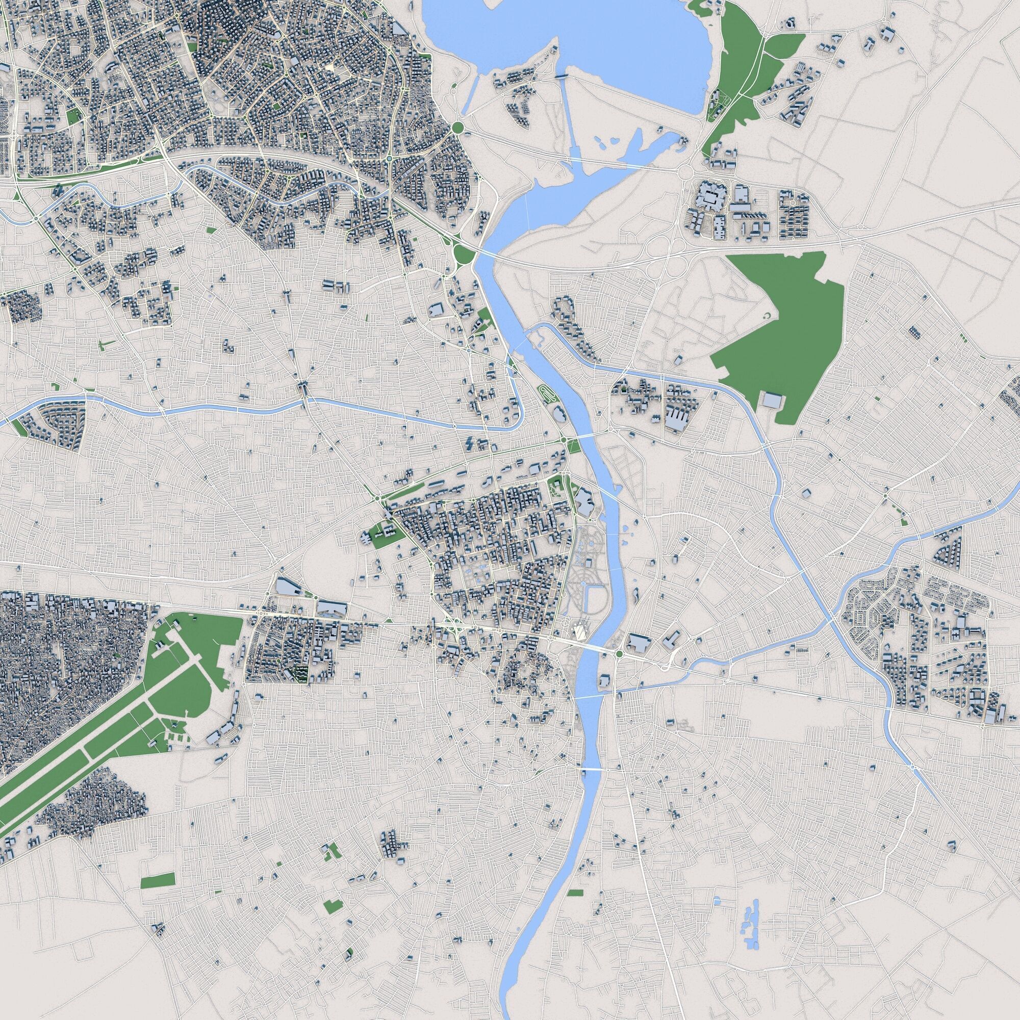 Adana City Turkey 3D model_3