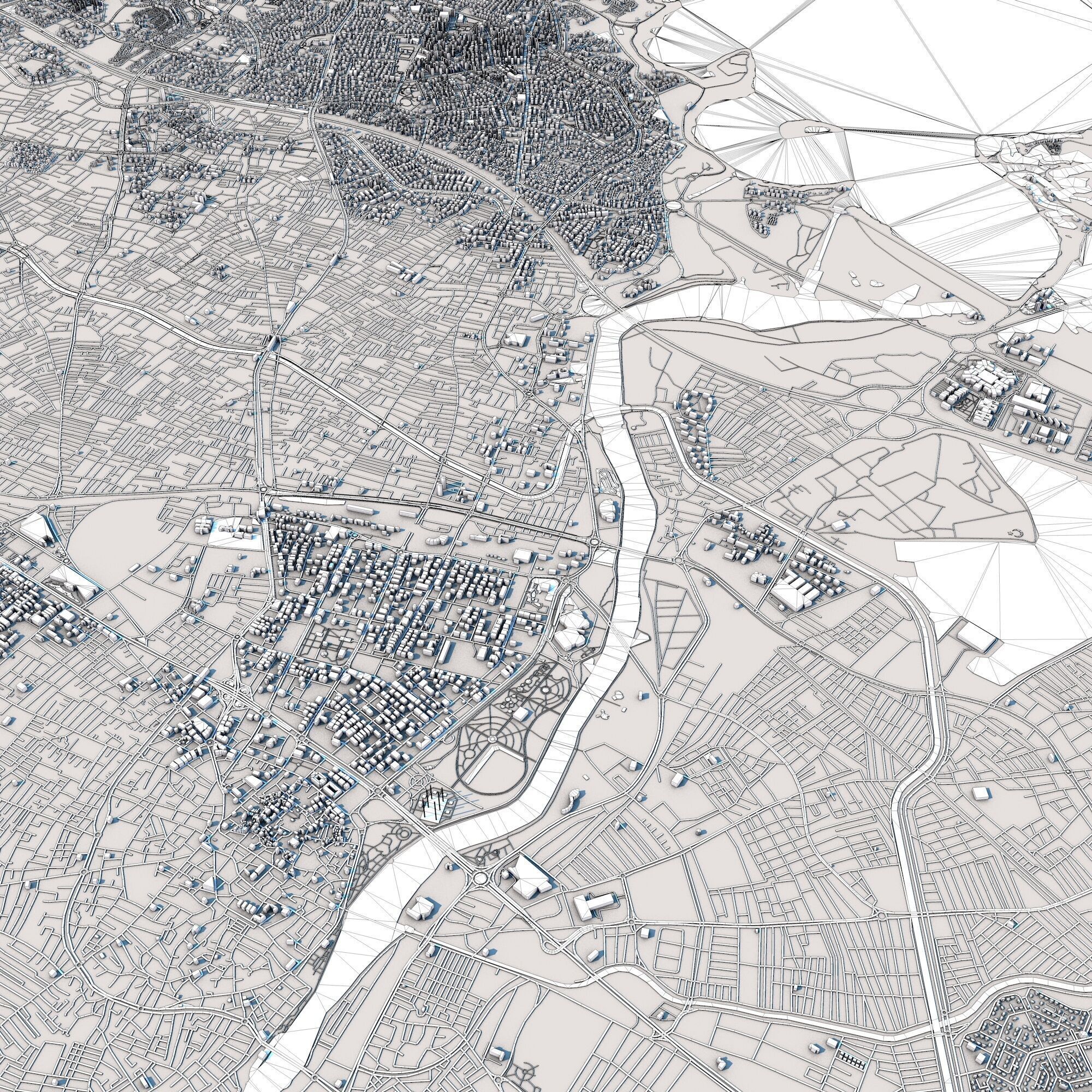Adana City Turkey 3D model_9