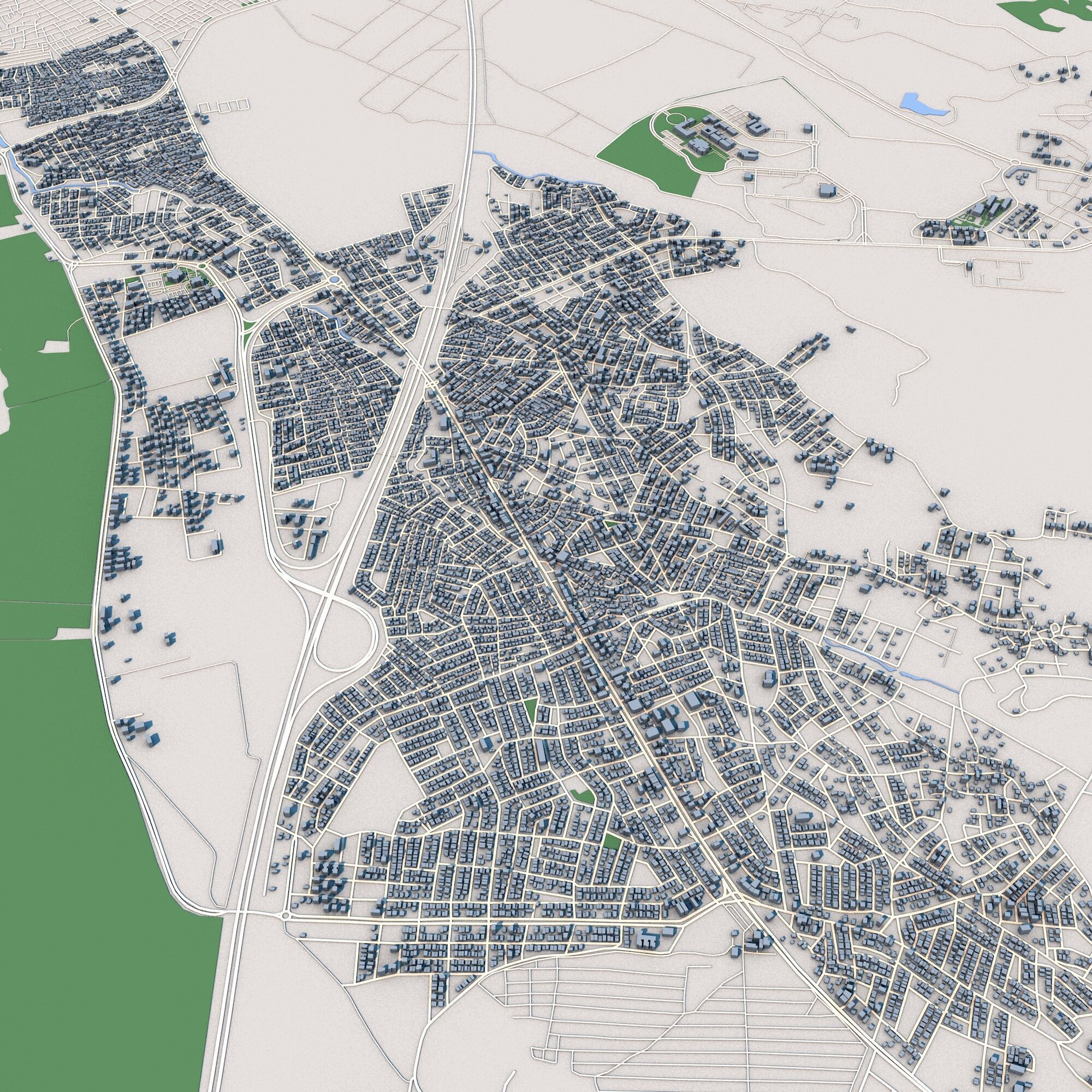 Adana City Turkey 3D model_7