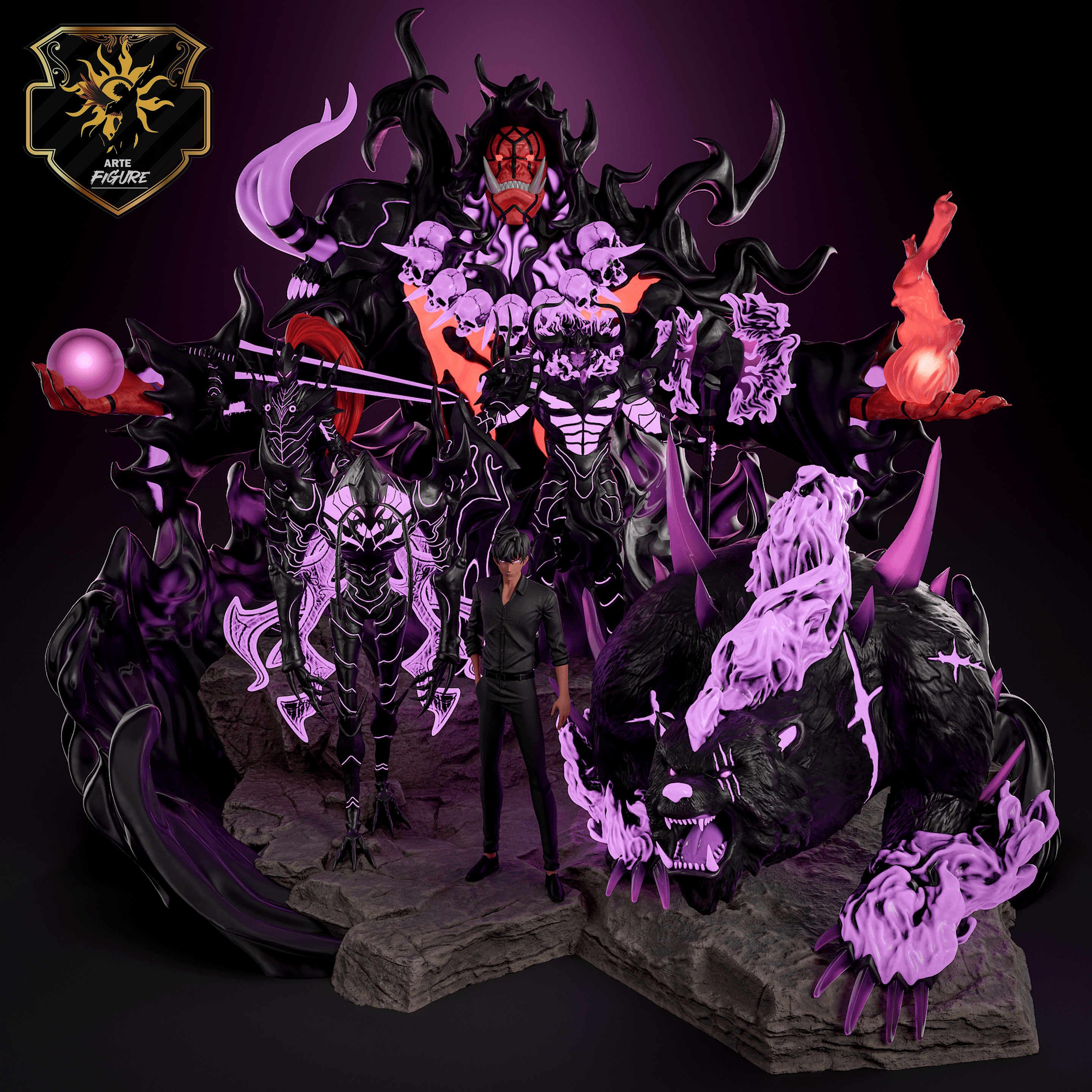 Diorama - Solo Leveling 3D model_2