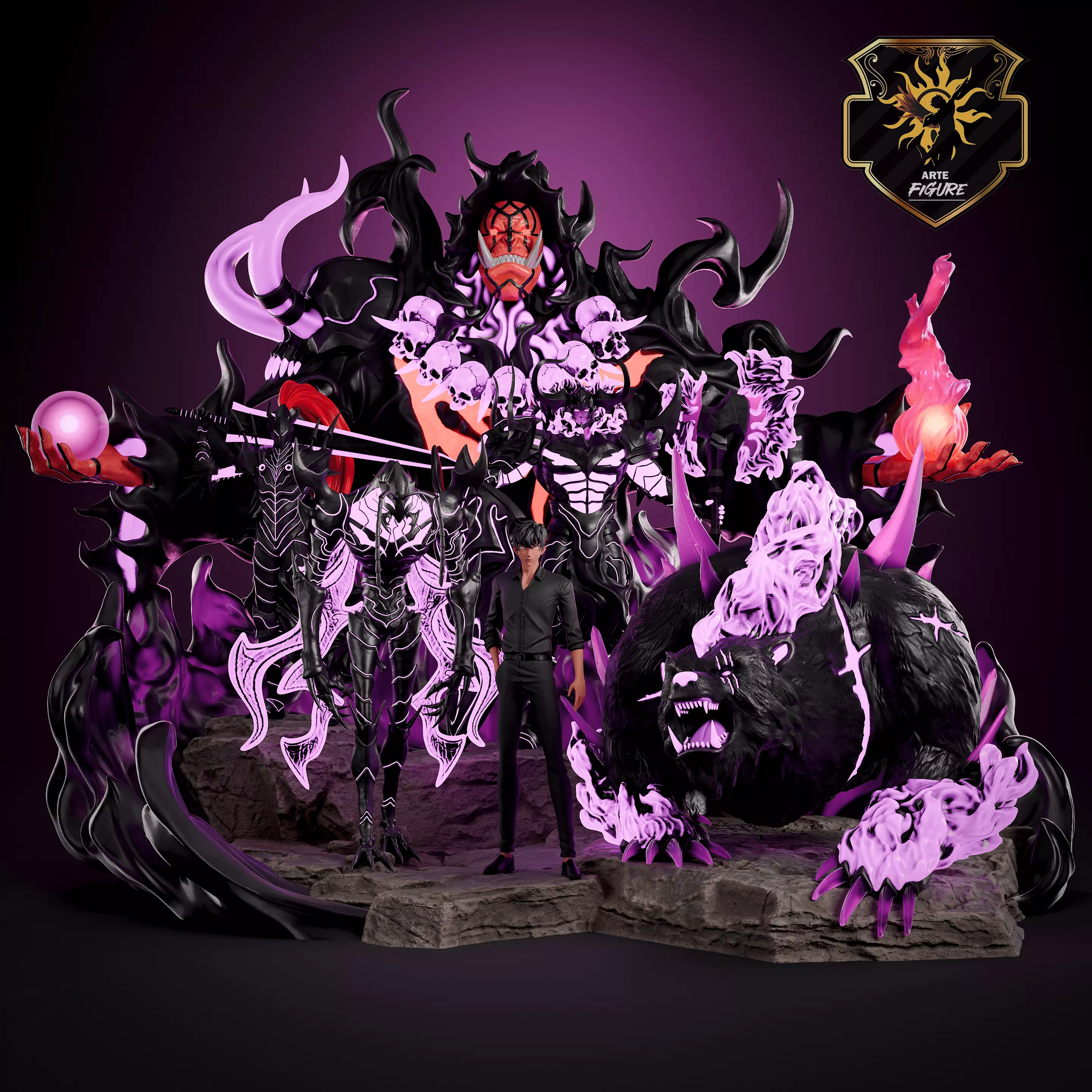 Diorama - Solo Leveling 3D model_0