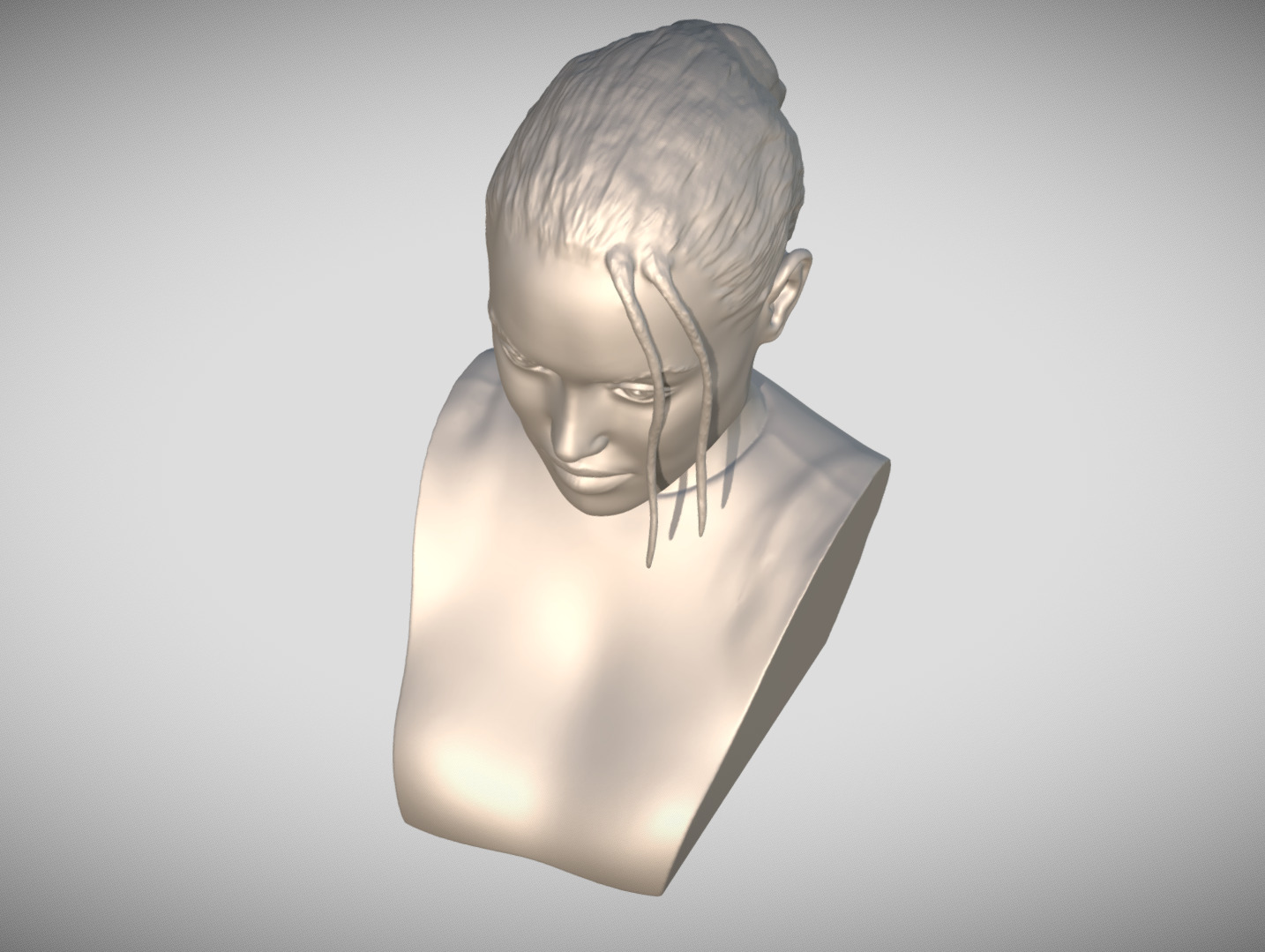 Lara Croft Angelina Jolie bust 3D print model_14