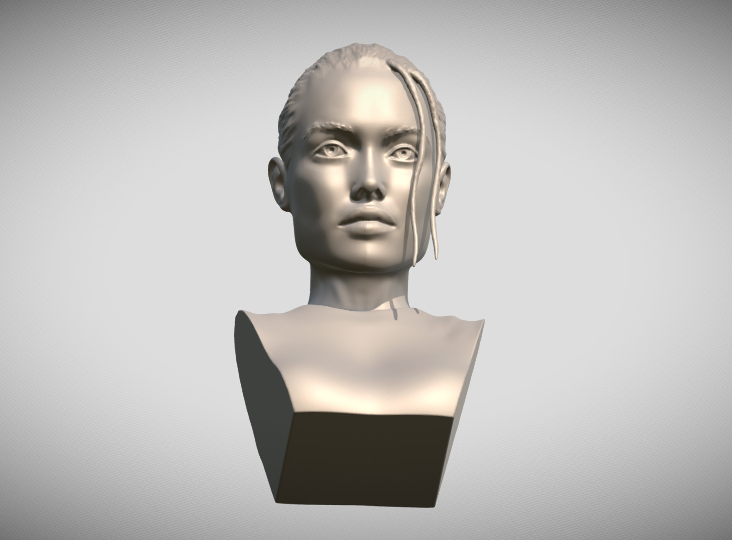 Lara Croft Angelina Jolie bust 3D print model_12