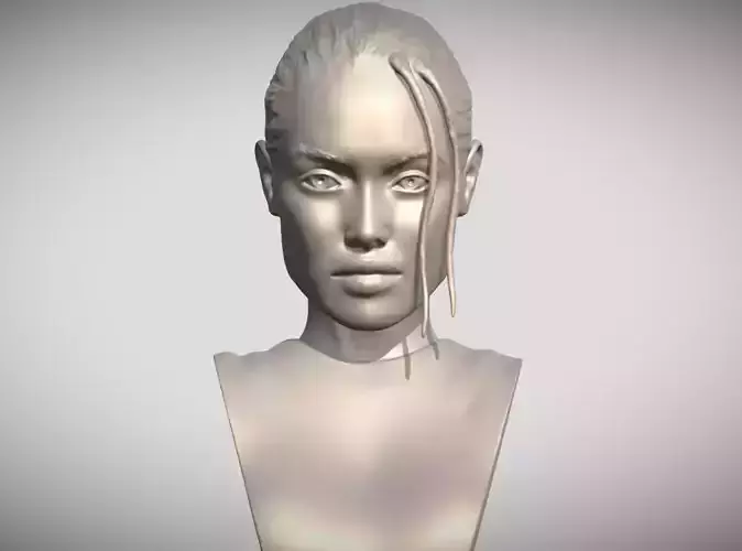 Lara Croft Angelina Jolie bust 3D print model