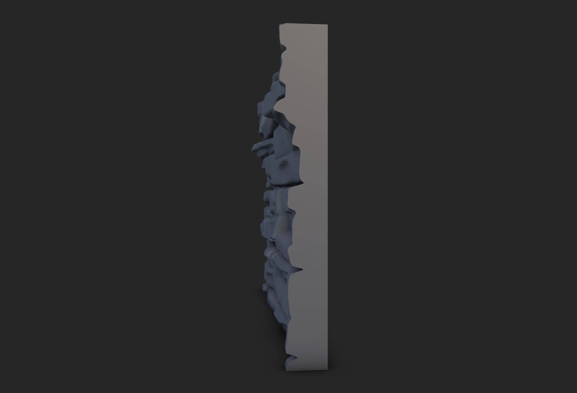 Rock Wall 43 3D model_2