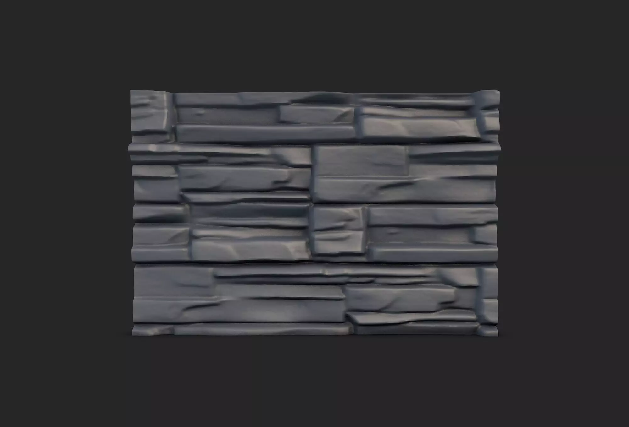 Rock Wall 43 3D model_0